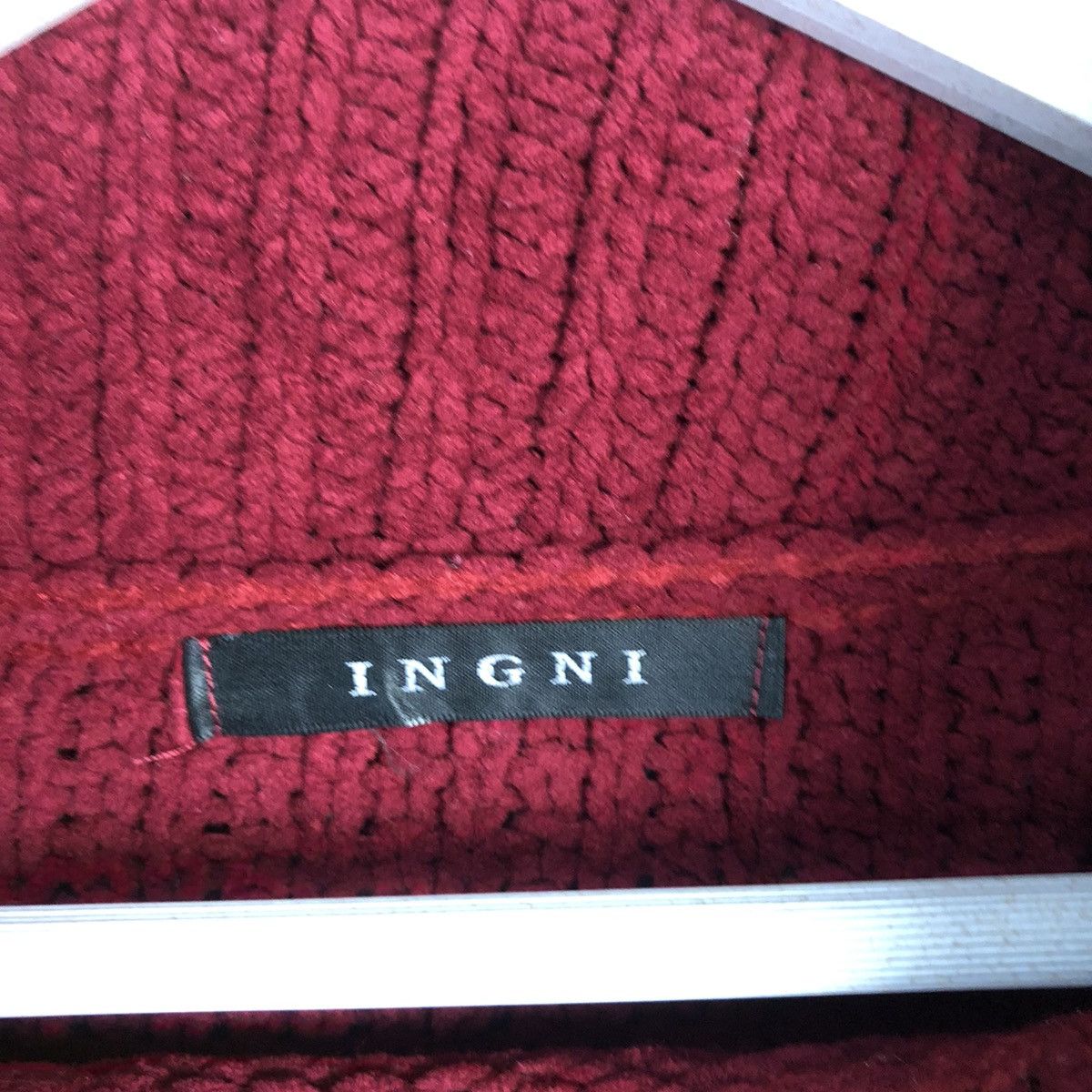 Homespun Knitwear × Japanese Brand Ingni Red japan Knitwear #A1046 Size M / US 6-8 / IT 42-44 - 10 Thumbnail
