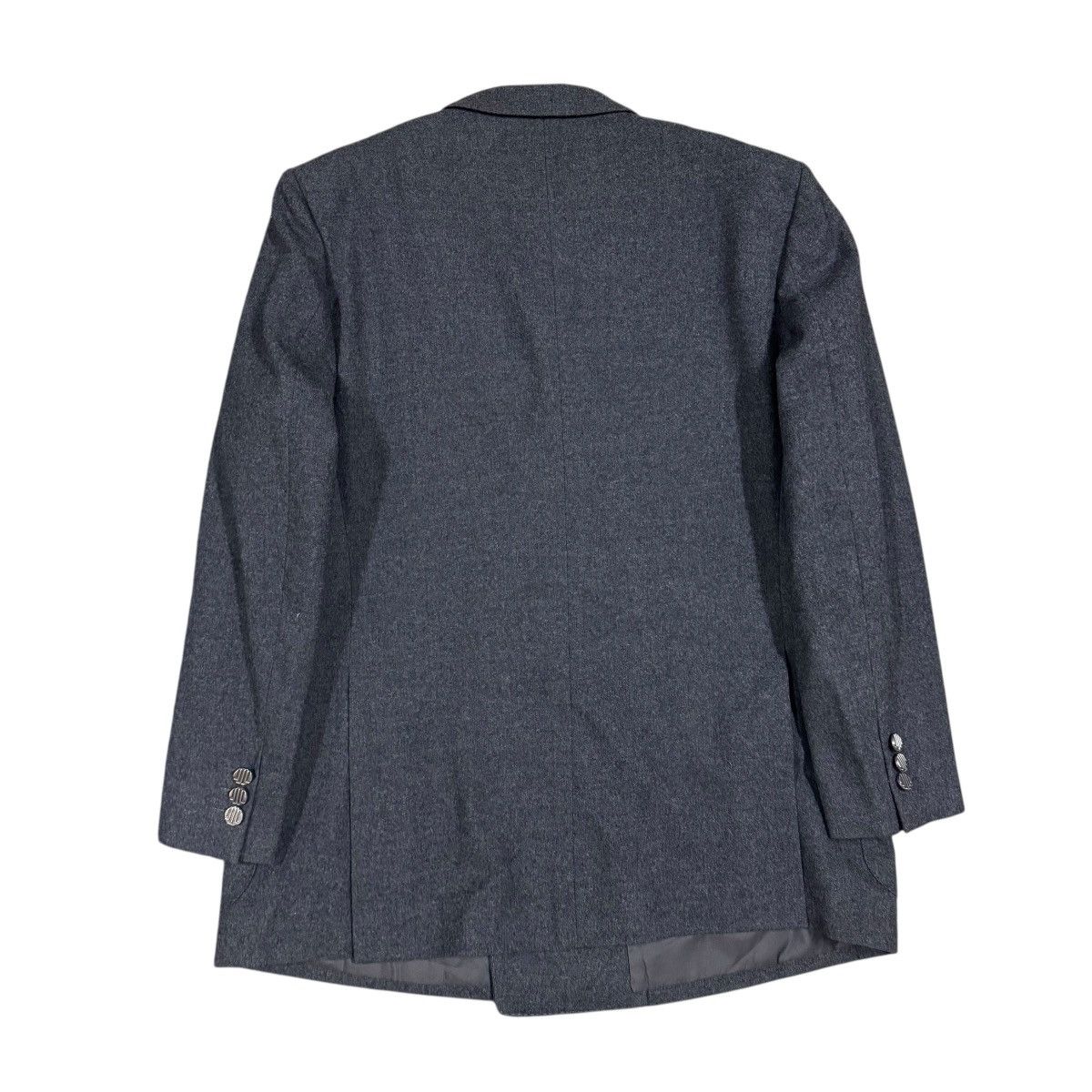 Lanvin Vtg🔥Lanvin Paris Gray Double Breasted Lana Wool Jacket Size 36R - 3 Thumbnail