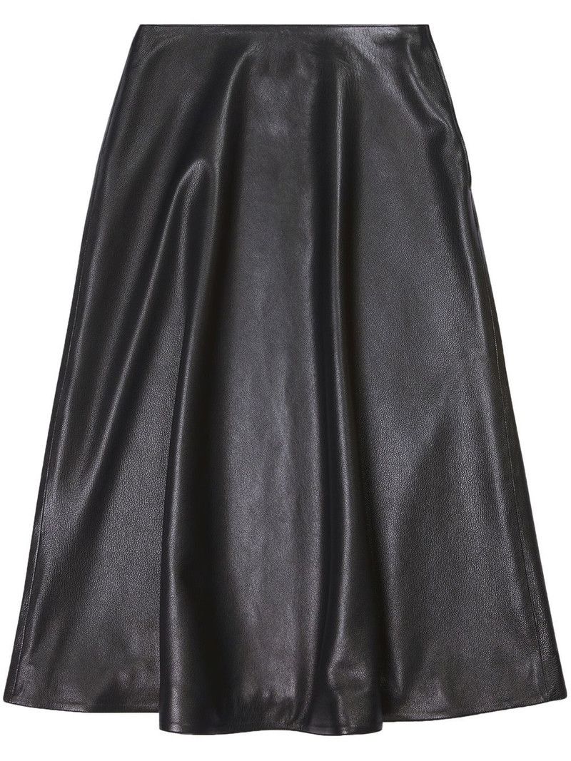 Balenciaga o1srvl11e0526 A-Line Skirt in Black Size 28" / US 6 / IT 42 - 1 Thumbnail