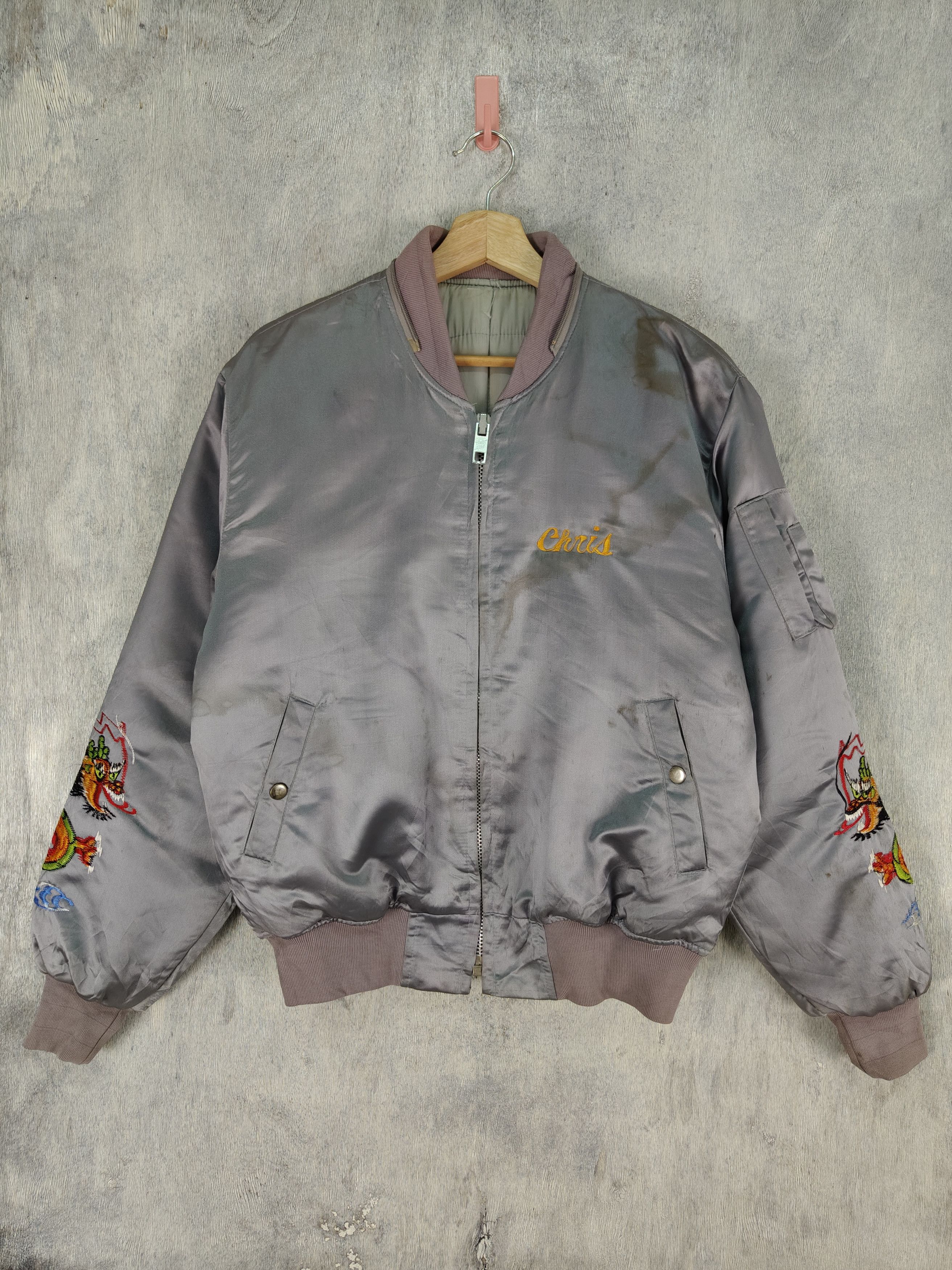 Japanese Brand × Sukajan Souvenir Jacket × Vintage Vintage Korea 