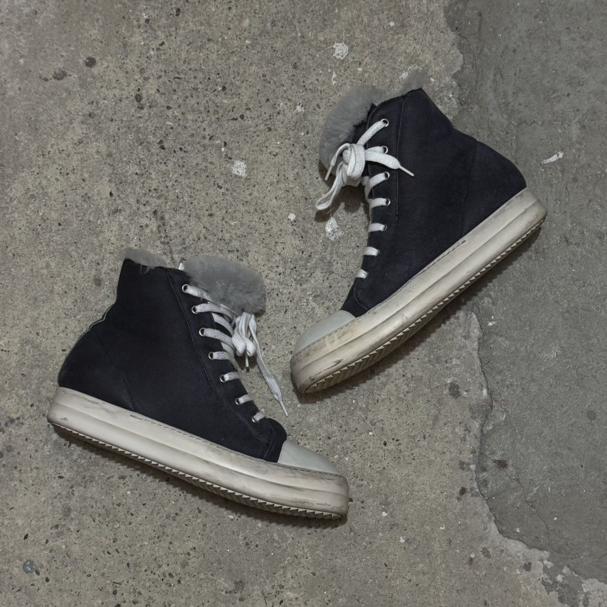 Rick Owens F/w 13? Rick owens sample fur ramones Size US 9 / EU 42 - 2 Thumbnail