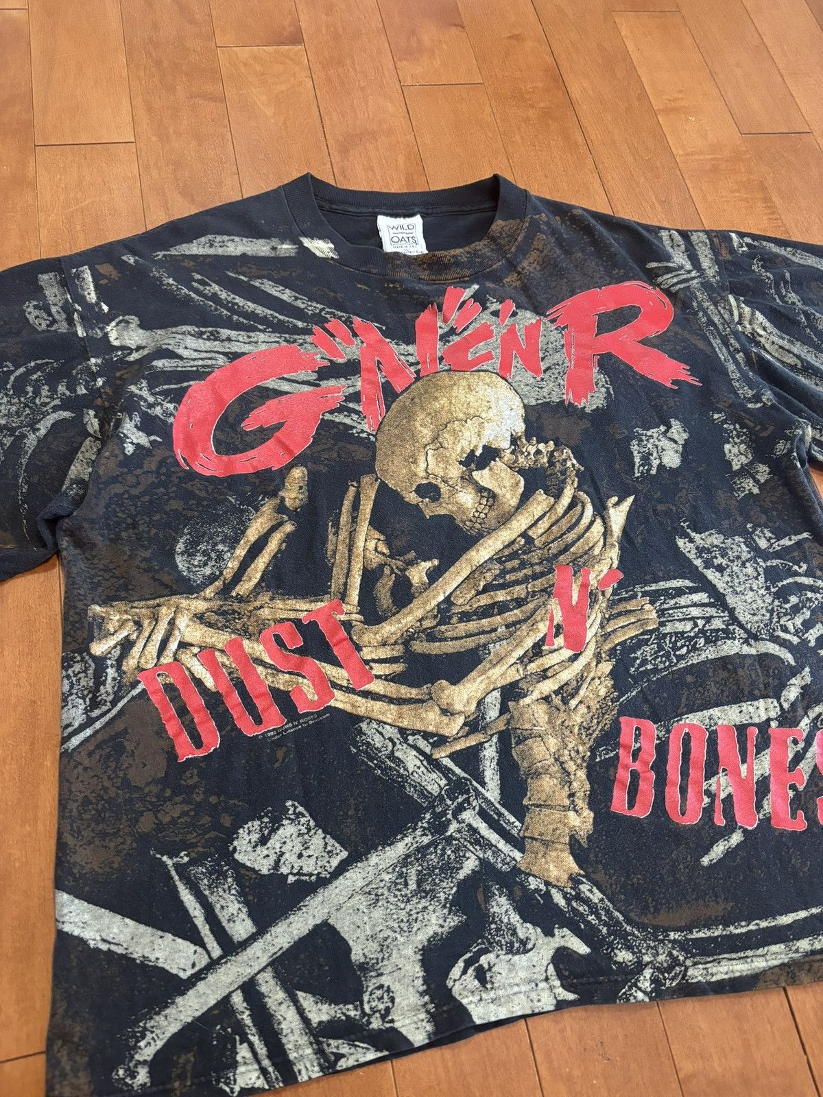 Vintage VINTAGE 90s GUNS N ROSES AOP Size US XL / EU 56 / 4 - 2 Thumbnail
