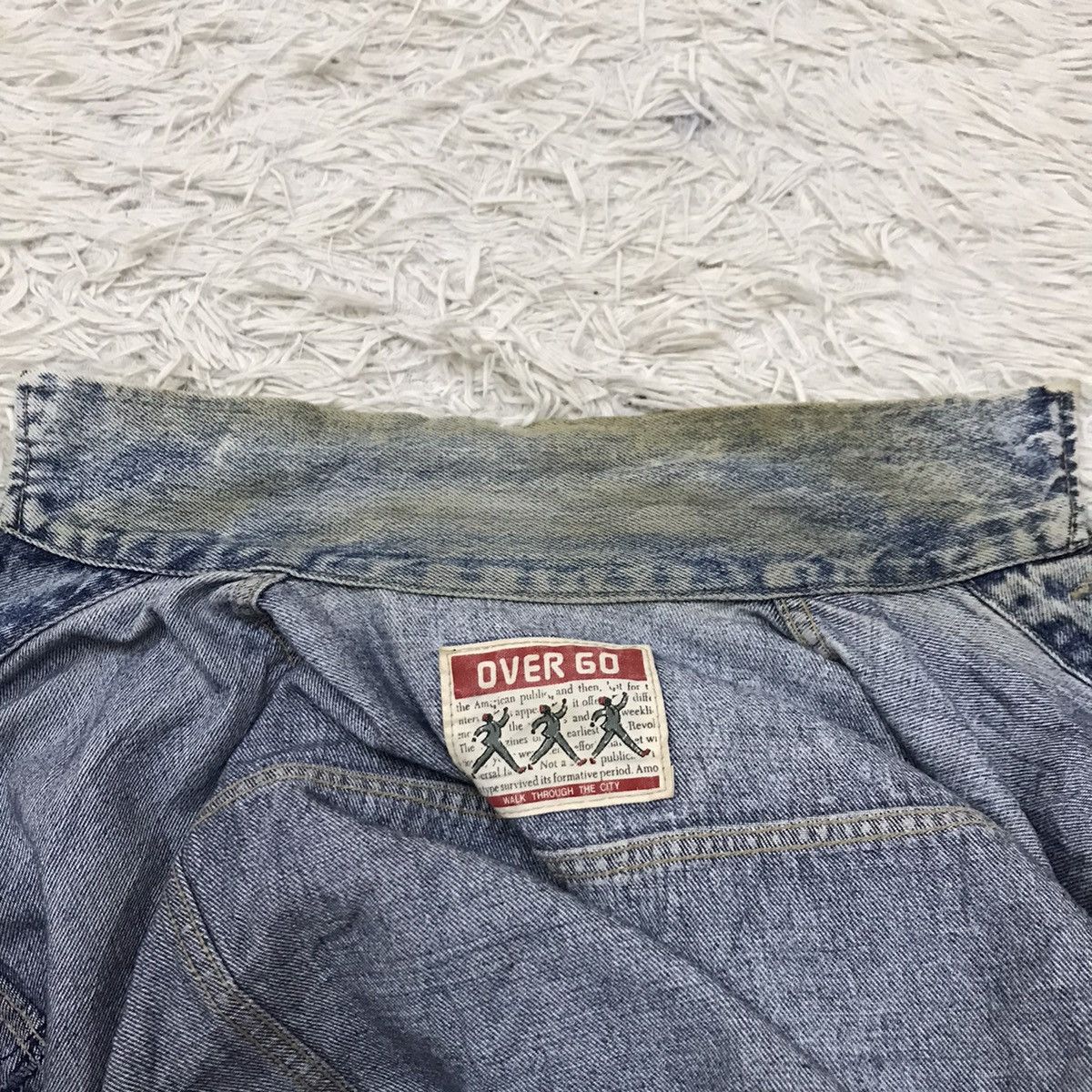 Japanese Brand Vintage Over Go Acid Wash Denim Jacket Size US M / EU 48-50 / 2 - 12 Thumbnail
