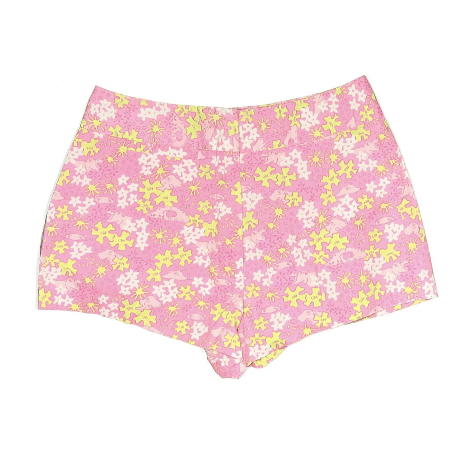 Other Lilly Pulitzer Floral Print Pink Shorts Size 2 Size 26" / US 2 / IT 38 - 1 Thumbnail