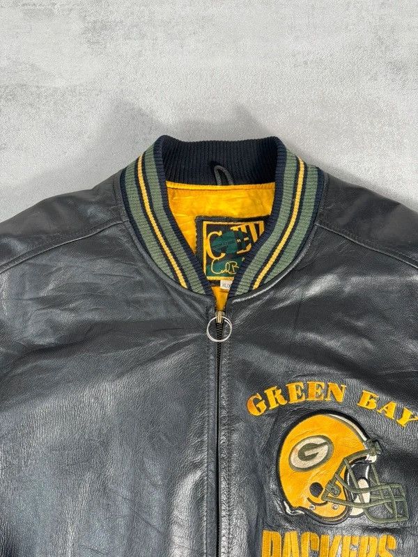 NFL Green Bay Packers NFL Leather Jacket Size US XL / EU 56 / 4 - 6 Thumbnail