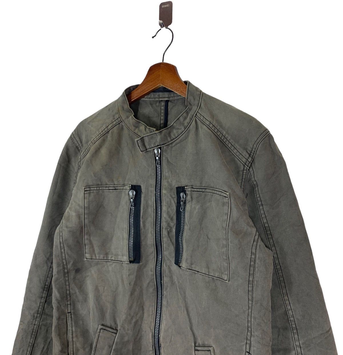 RIPVANWINKLE VINTAGE RIP VAN WINKLE JAPAN BIKERS DENIM JACKET Size US M / EU 48-50 / 2 - 3 Thumbnail