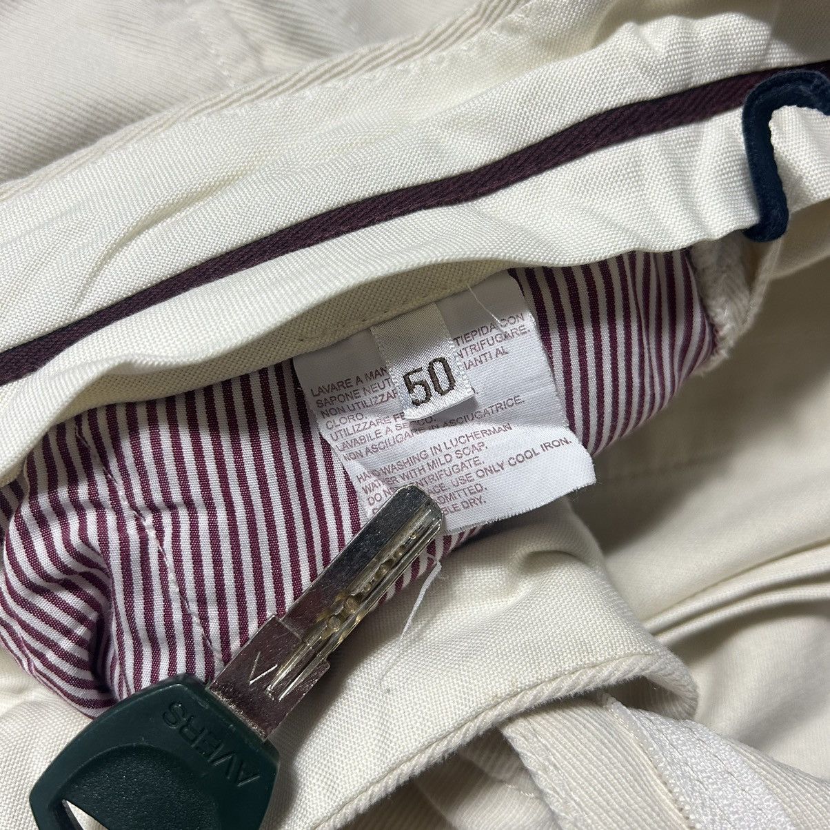 Brunello Cucinelli Brunello Cucinelli 5 Pockets Beige White Pants Size US 30 / EU 46 - 14 Thumbnail