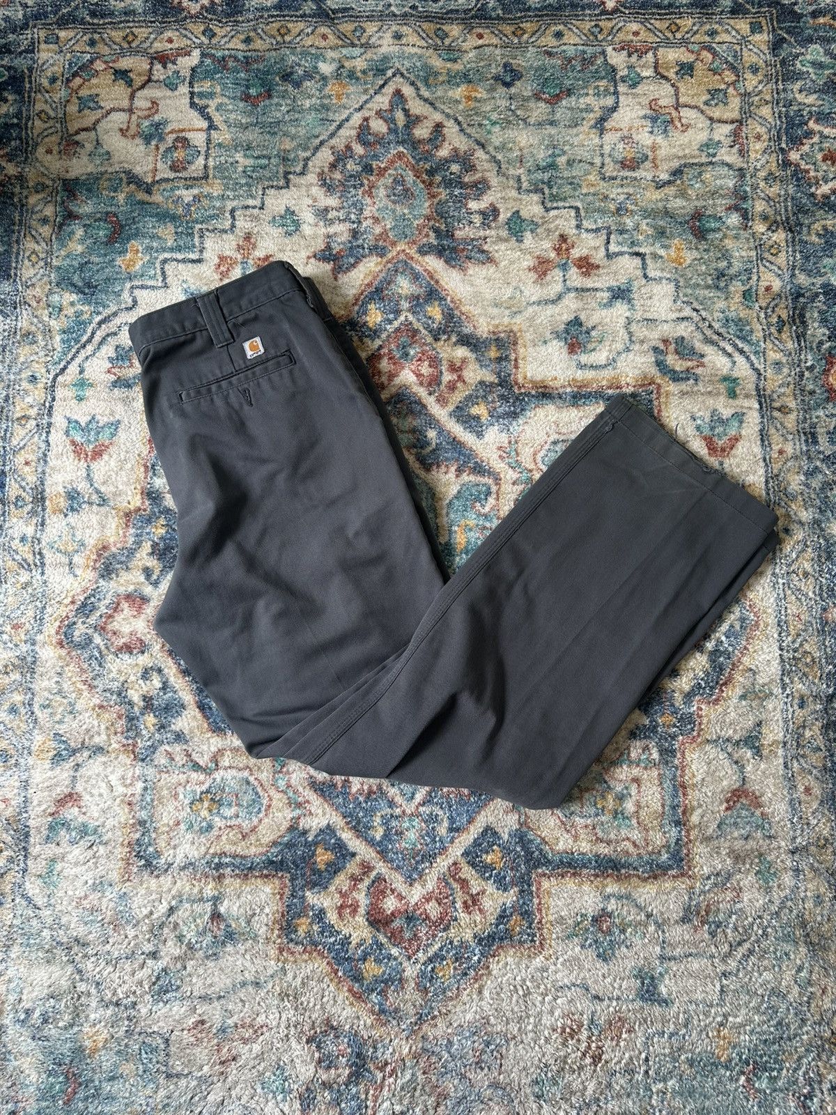 Carhartt Vintage Carhartt Grey Workwear Pants Size 36 Size US 36 / EU 52 - 1 Thumbnail