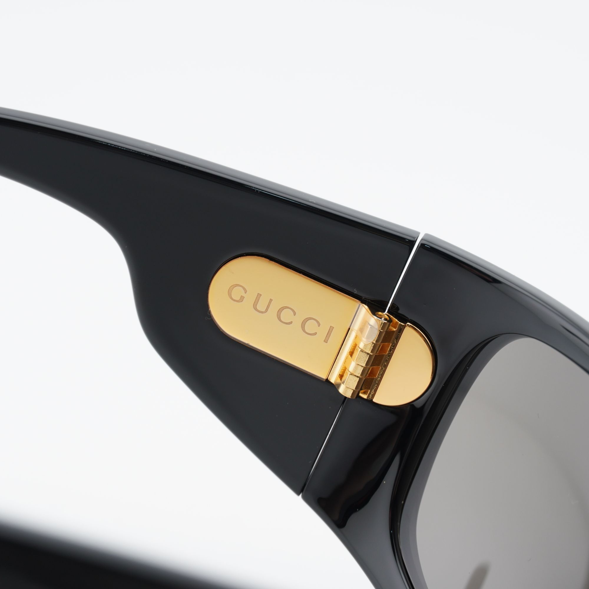 Gucci Gucci GG2170S 001 Sunglasses Black Rectangle Frame Size ONE SIZE - 10 Thumbnail