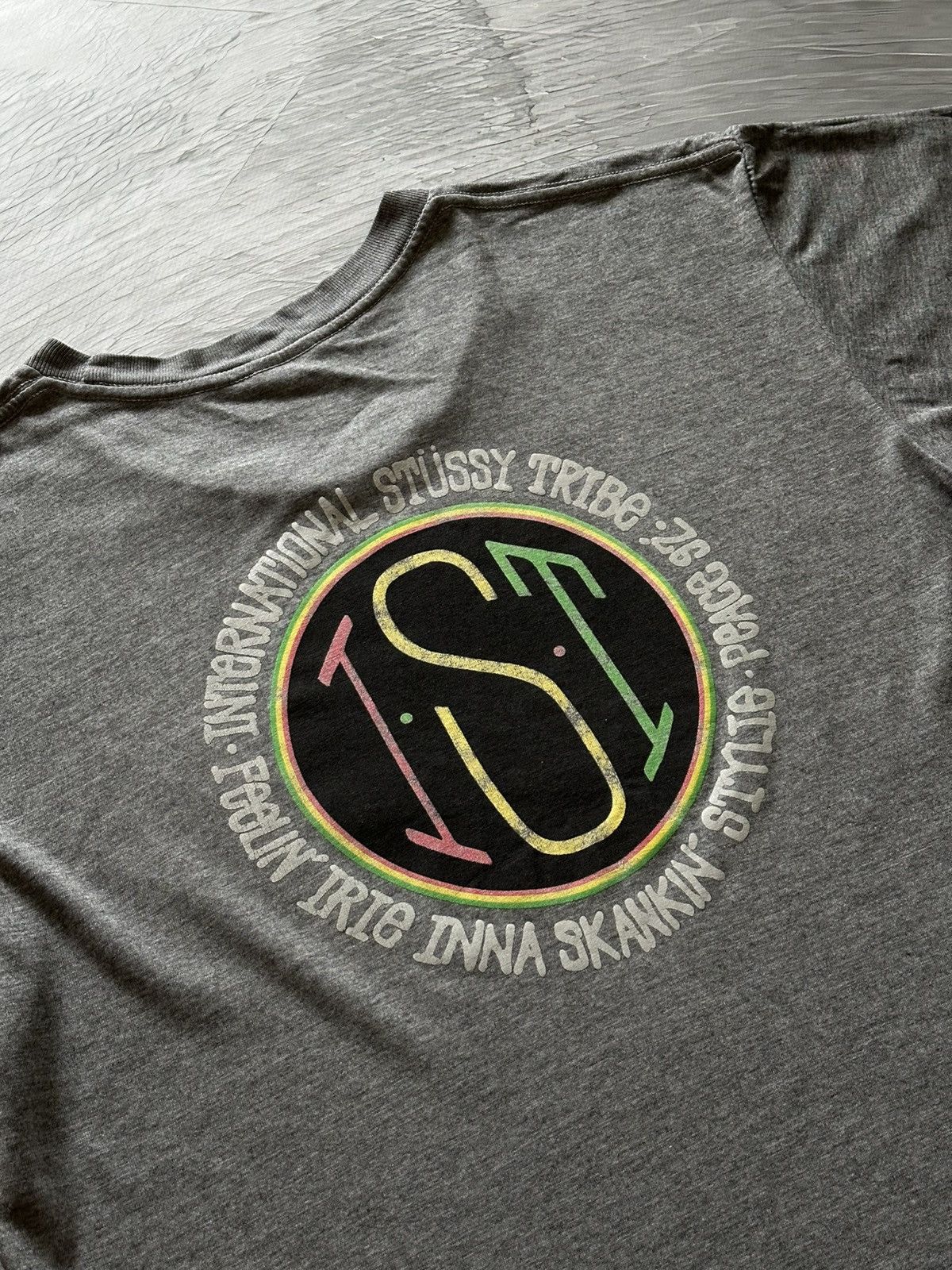 Stussy 🔥Vintage Stussy IST Grey Vintage Tee Size US S / EU 44-46 / 1 - 5 Thumbnail