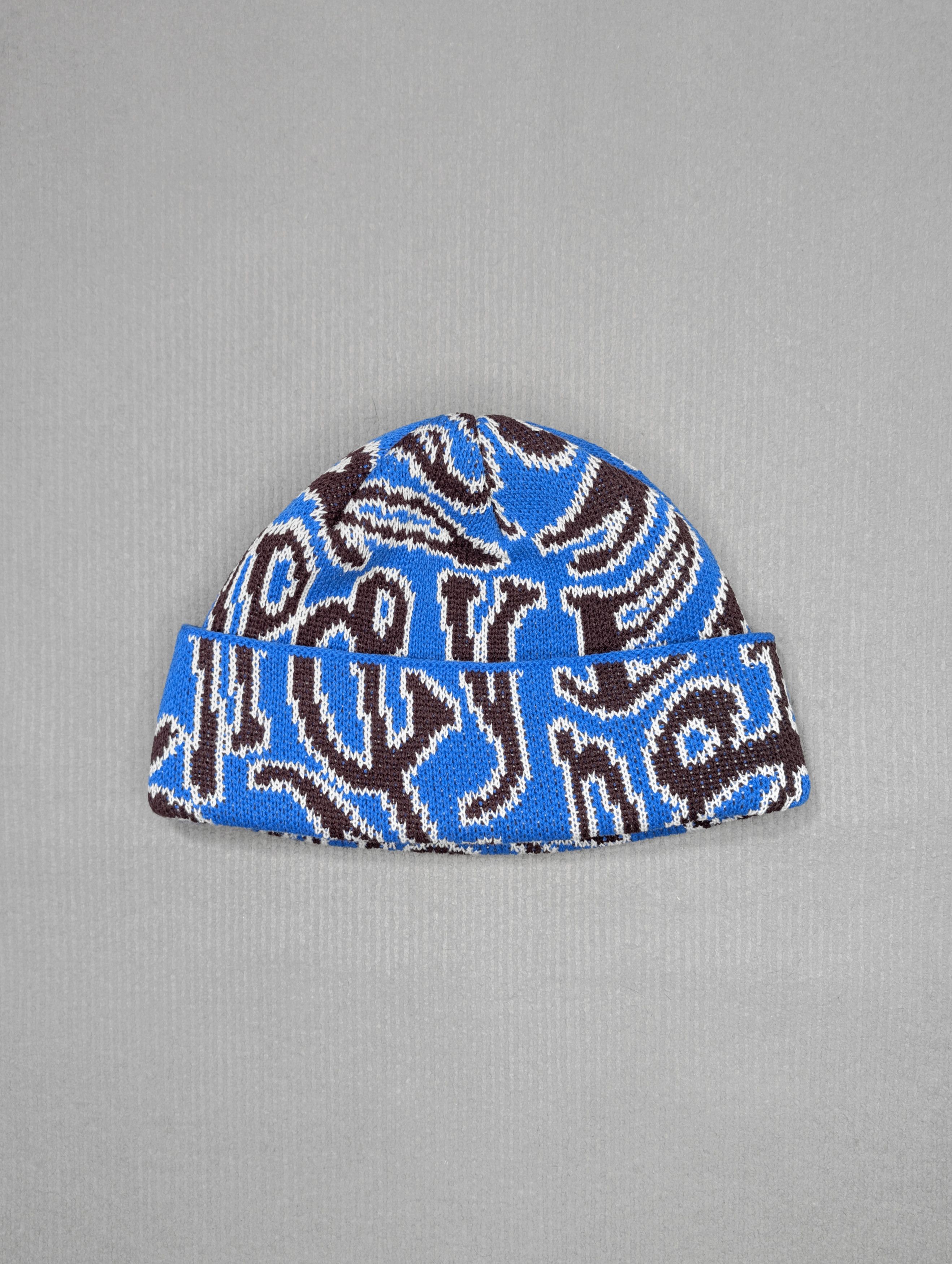Punk and Yo Punkandyo Overprint Beanie Hat Size ONE SIZE - 1 Thumbnail