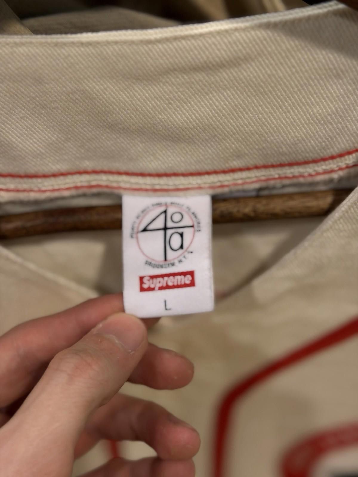Supreme Supreme 40 Acres Twill Baseball Jersey L Brand New Large Size US L / EU 52-54 / 3 - 10 Thumbnail