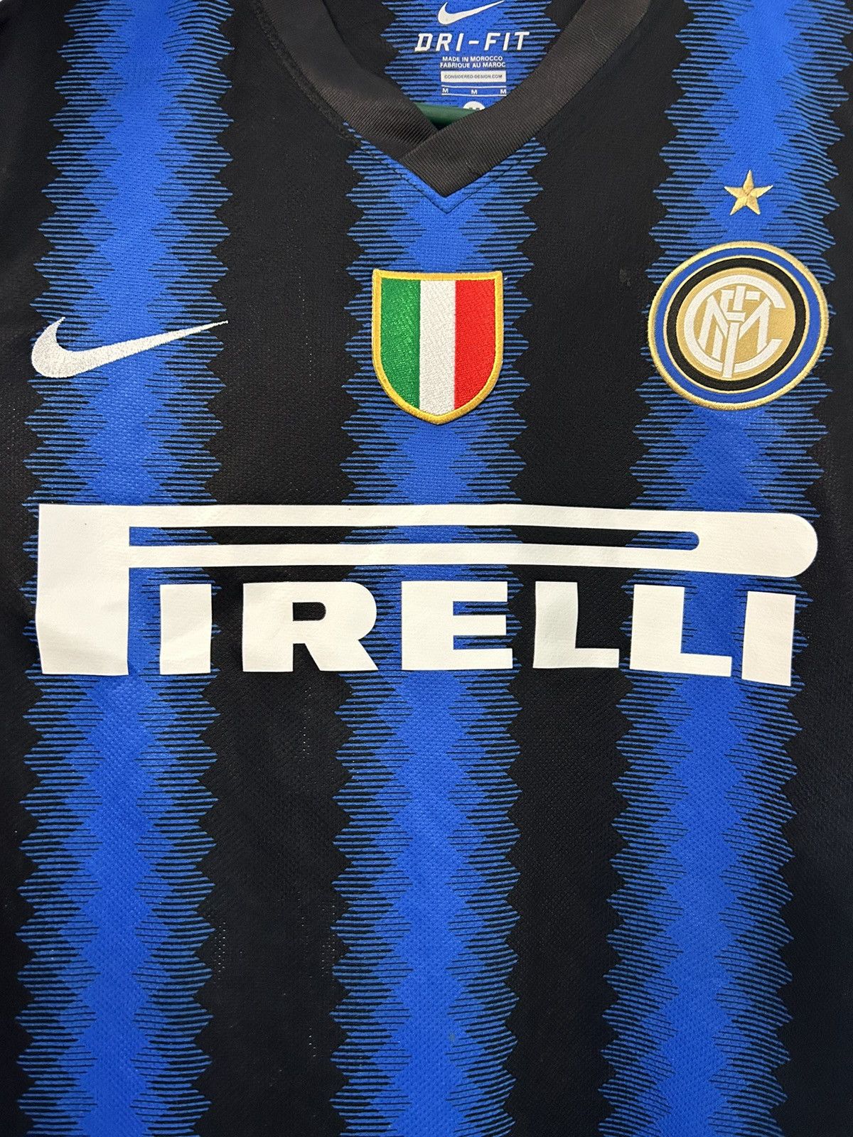 Nike 2010-2011 Nike Inter Milan Home L/S Jersey Size US M / EU 48-50 / 2 - 2 Thumbnail