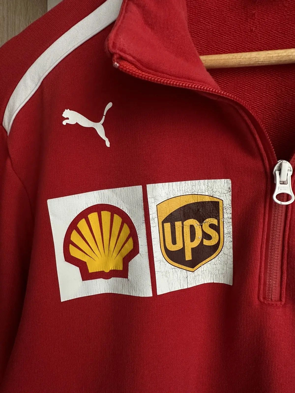 Ferrari × Formula 1 Vintage Ferrari Racing Red Rugby Sweatshirt Formula Uno Size US L / EU 52-54 / 3 - 7 Thumbnail