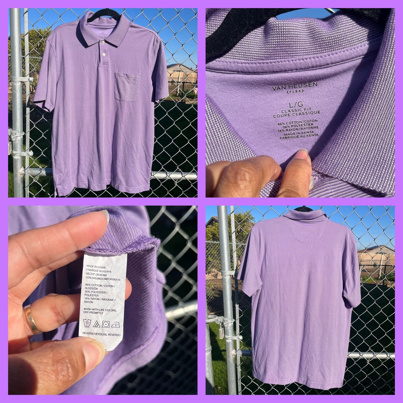 Van Heusen Van Heusen Flex Pocket 3 Piece Polo Shirt Bundle Large Size US L / EU 52-54 / 3 - 3 Thumbnail