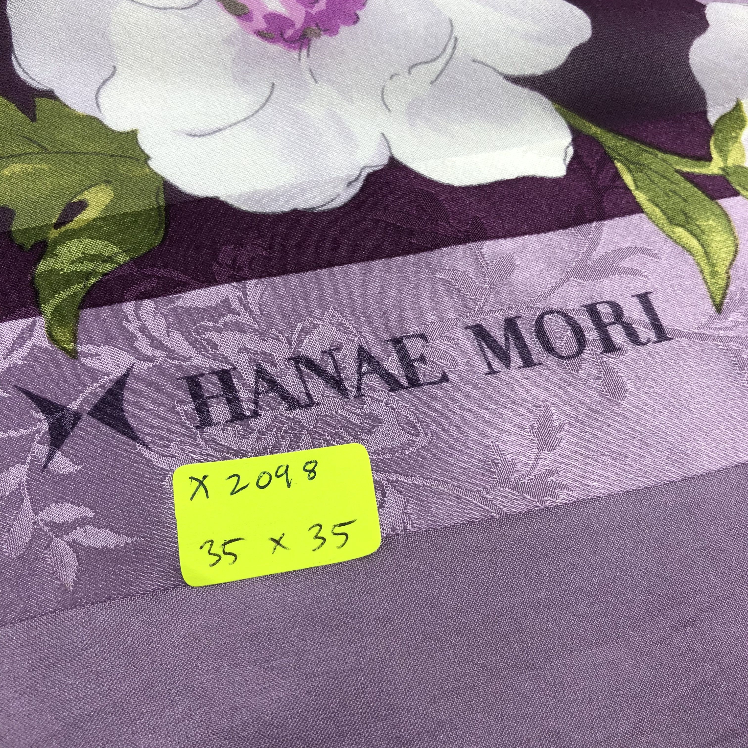 Hanae Mori Vintage Hanae Mori Silk Scarf Size ONE SIZE - 8 Thumbnail