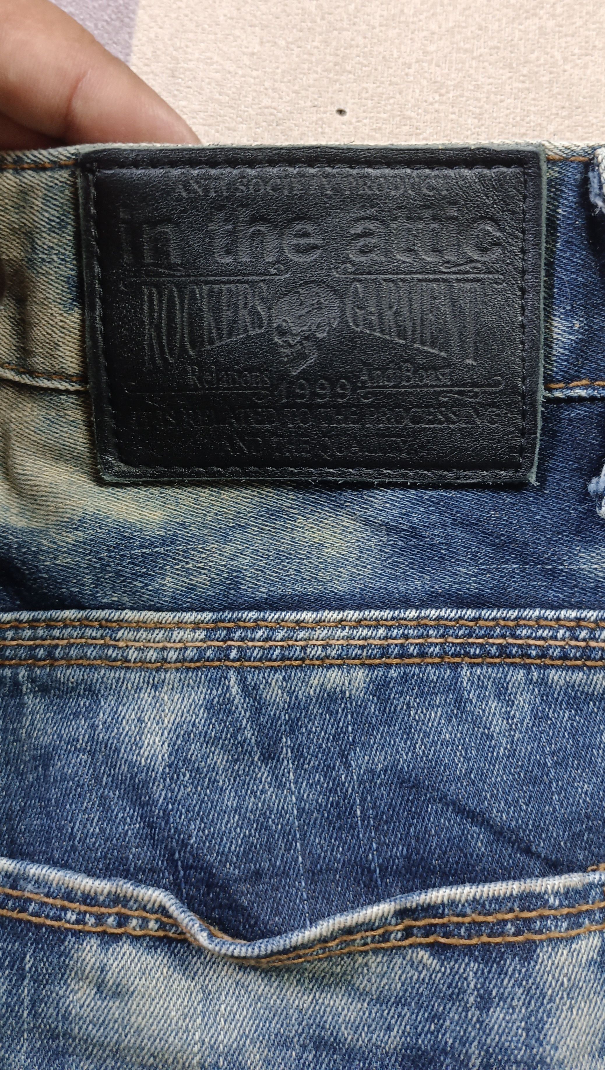 In The Attic Vintage Seditioneris In The Attic Rockers Garment Jeans Size US 32 / EU 48 - 12 Thumbnail