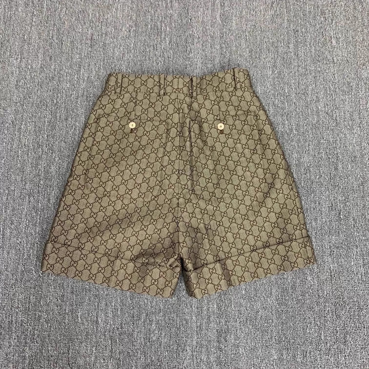 Gucci Gucci Brown GG Monogram Shorts 40 95 New Size 27" / US 4 / IT 40 - 2 Thumbnail