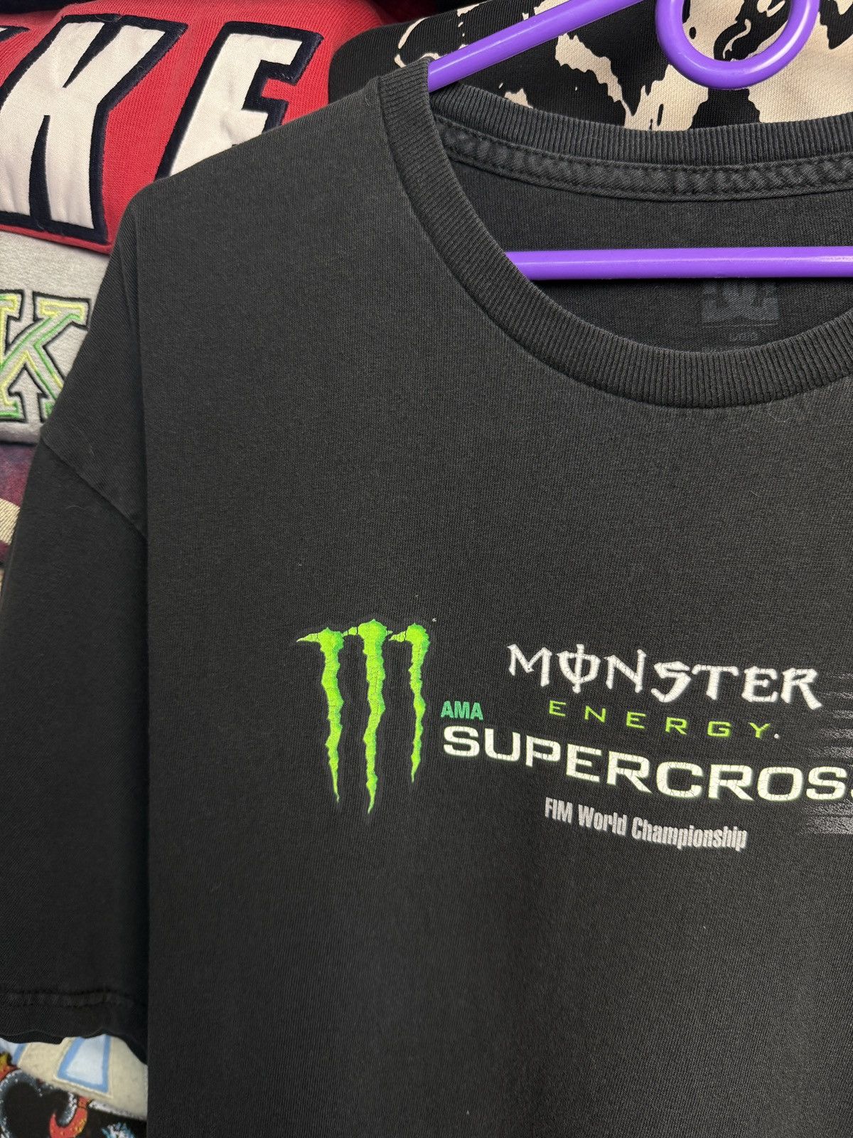 Other Vintage 90s Monster Energy Drink DC tee Streetwear Size US L / EU 52-54 / 3 - 3 Thumbnail