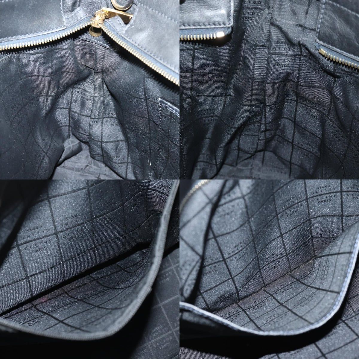 Celine CELINE Hand Bag Leather Black Size ONE SIZE - 12 Thumbnail