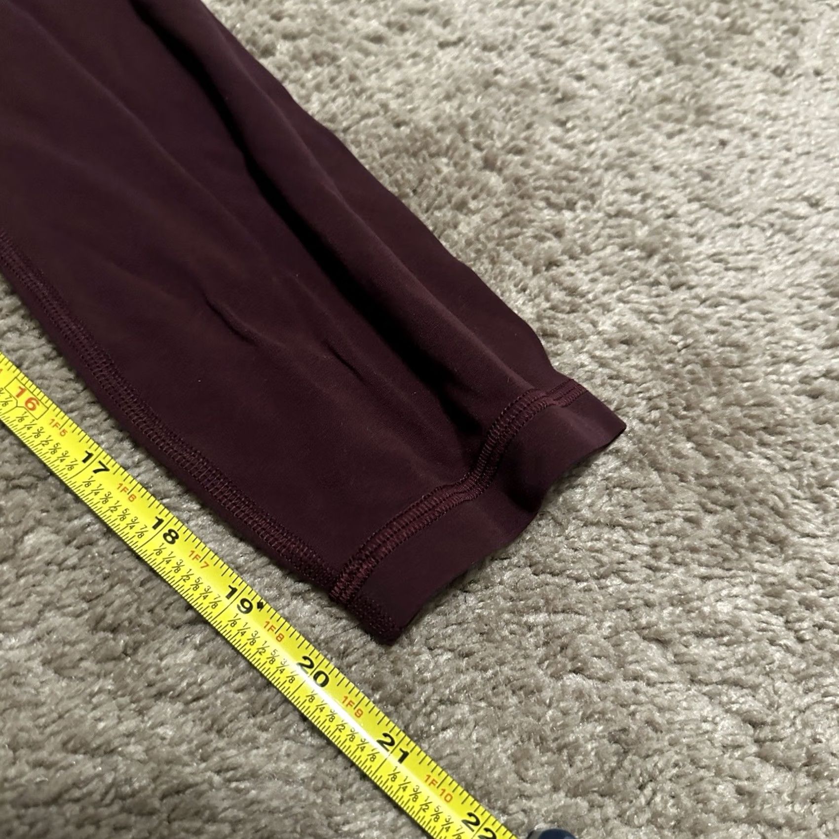 Lululemon Lululemon Align Pants Womens 6 Yoga Burgundy Regular Ankle 20.5in Inseam Size 28" / US 6 / IT 42 - 6 Thumbnail