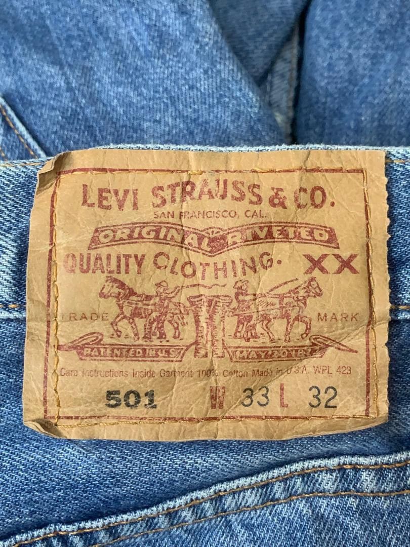 Levi's Vintage Clothing Vintage Levi’s 501 Distressed Denim Size US 33 - 4 Thumbnail