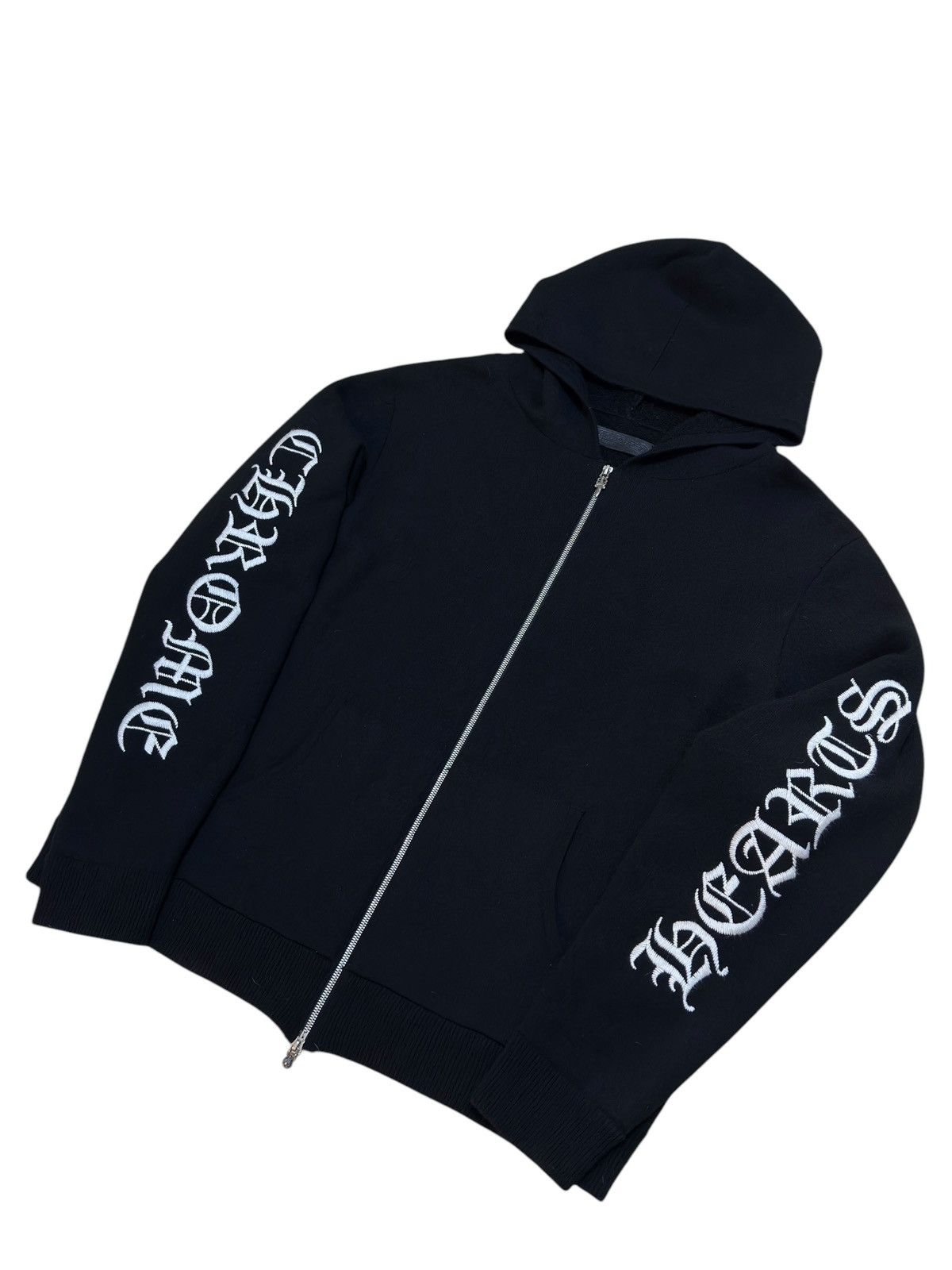 Chrome Hearts Chrome Hearts Cashmere Hooded Double Zip Up