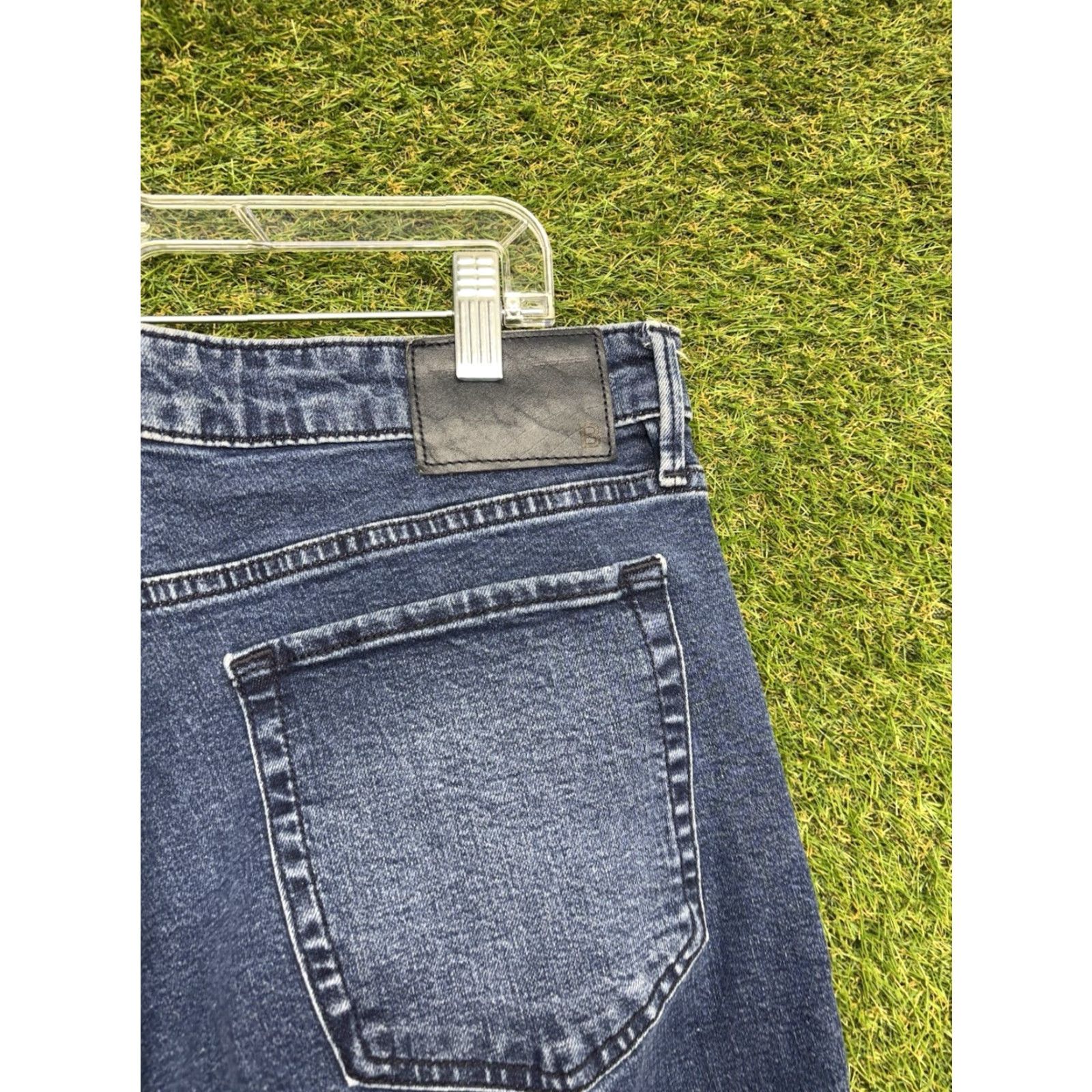 Bonobos Bonobos Jeans Mens 34X30 Slim Straight Denim Blue 5-Pocket Cotton Stretch Regular Regular Mens Jeans Size US 34 / EU 50 - 4 Thumbnail