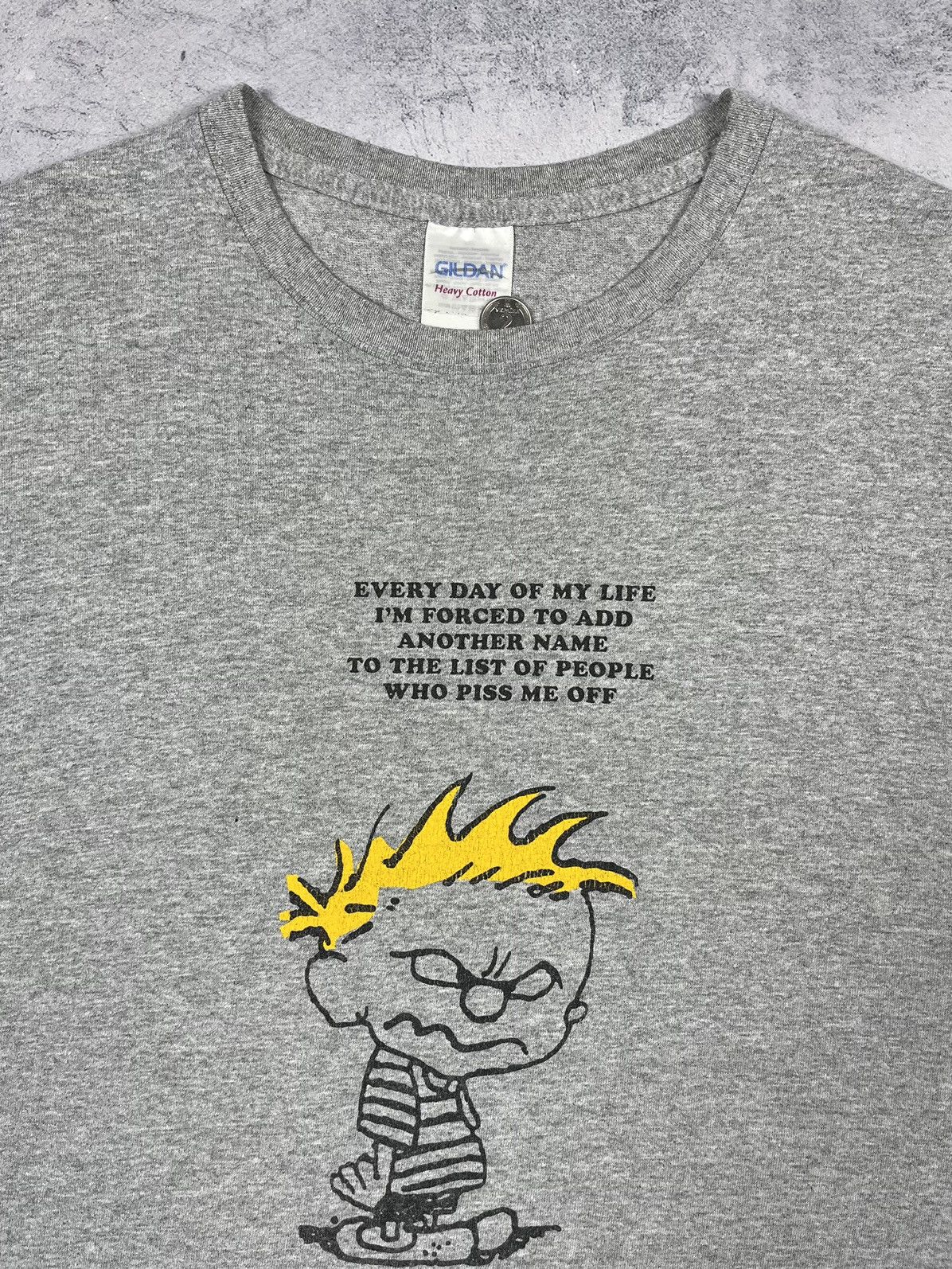 Cartoon Network Vintage Calvin and Hobbs Cartoon Humor T Shirt 90’s Size US M / EU 48-50 / 2 - 7 Thumbnail
