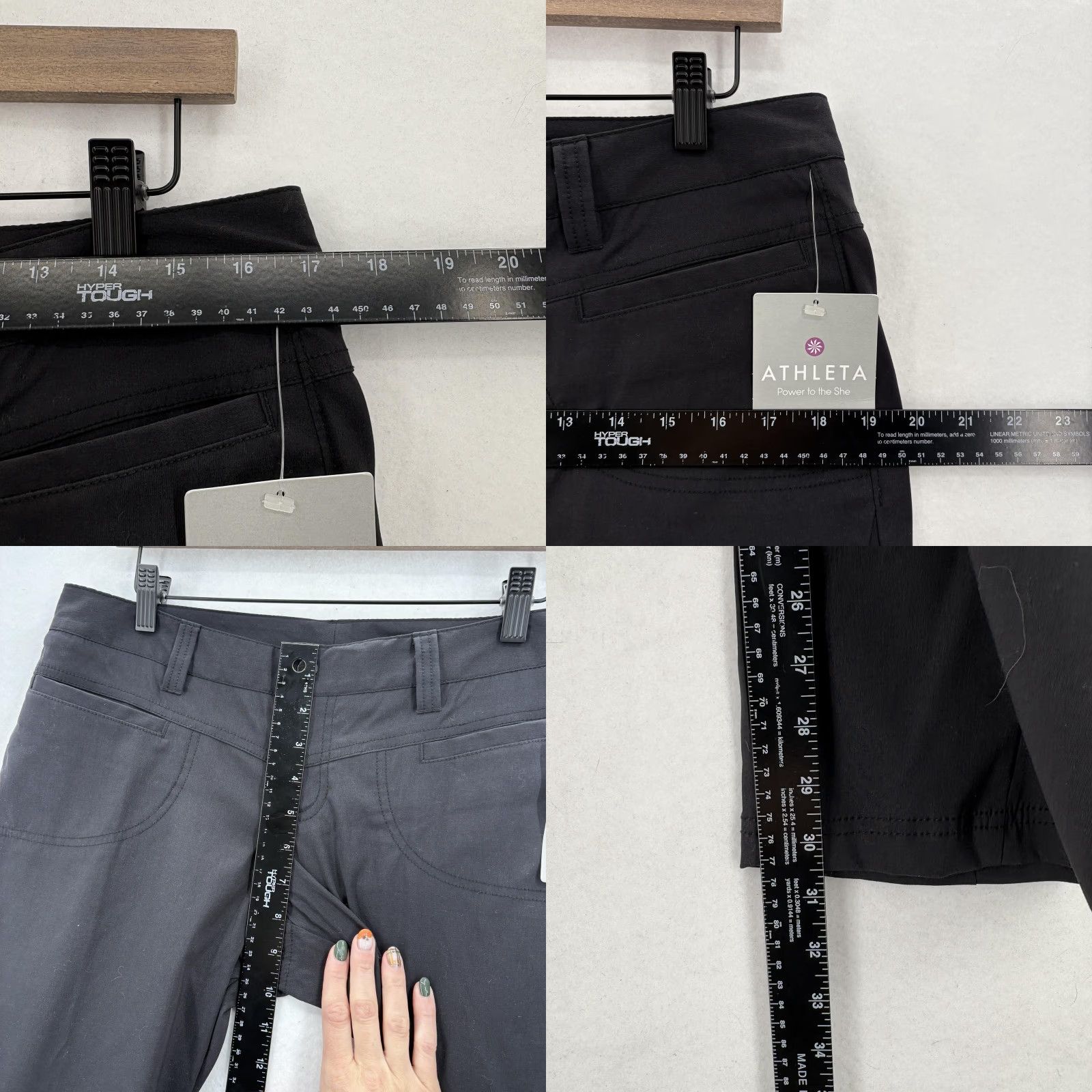 Athleta Athleta Pants Womens 10P Black Dipper 2 Utility Stretch Hiking UPF 50+ Trail NWT Womens Pants Size 32" / US 10 / IT 46 - 8 Thumbnail