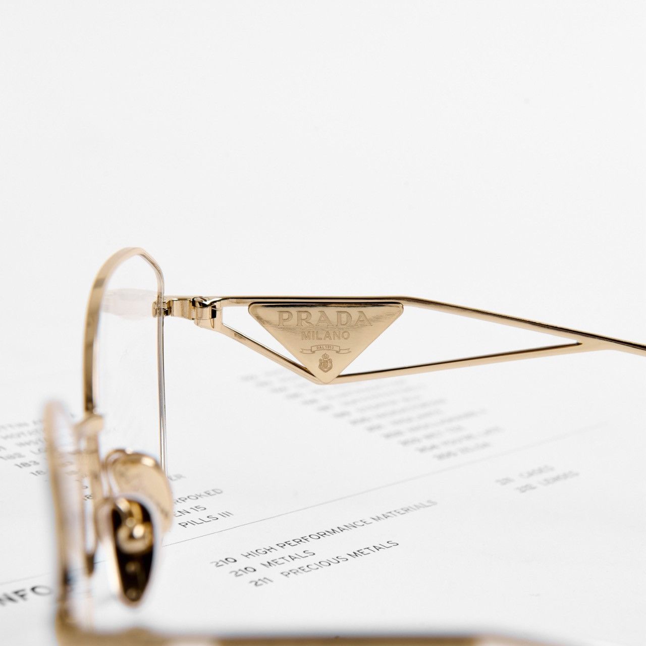 Prada PRADA 0PR 52ZV ZVN1O1 GLASSES Size ONE SIZE - 4 Thumbnail