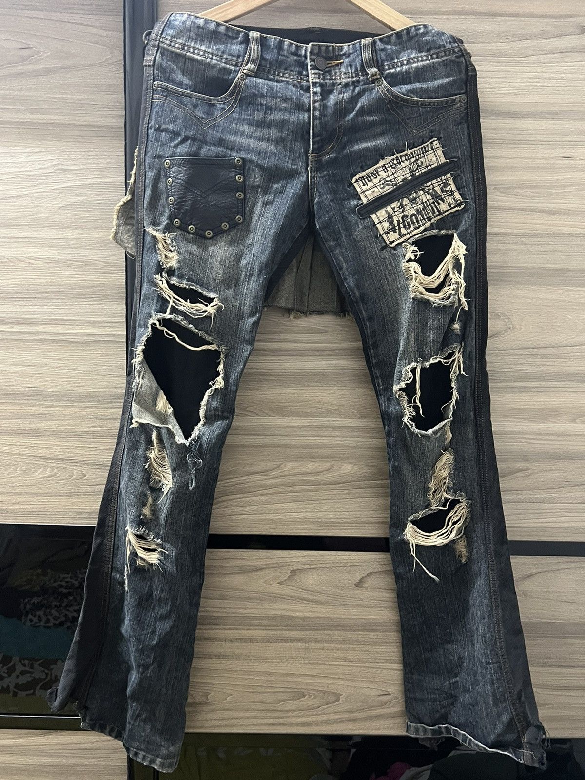 Other ALGONQUIN PUNK PANTS GOTHIC BONDAGE CLLASIC JEANS Size US 31 - 1 Thumbnail