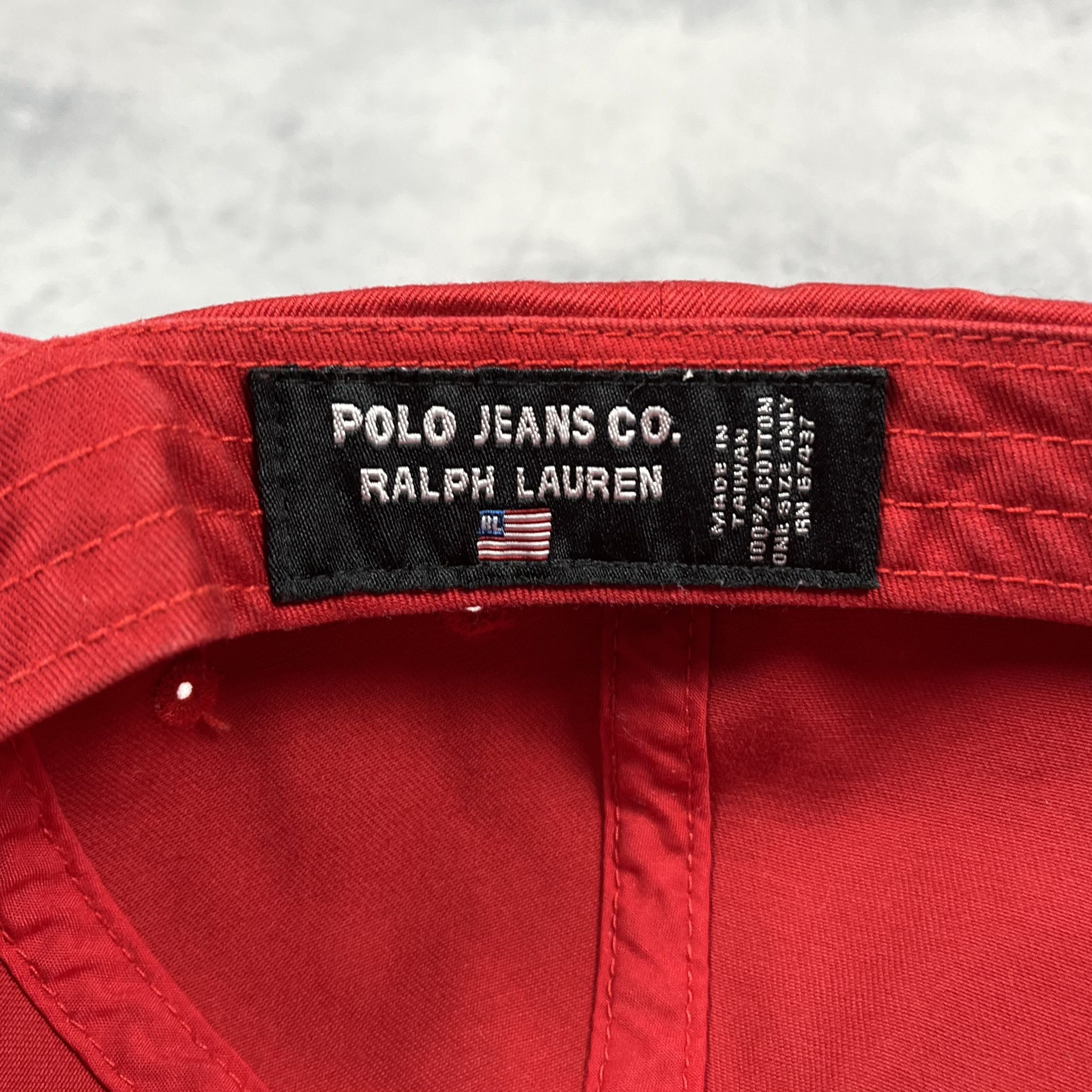 Polo Ralph Lauren Vintage Ralph Lauren Big Logo Baseball Cap 90’s Size ONE SIZE - 12 Thumbnail