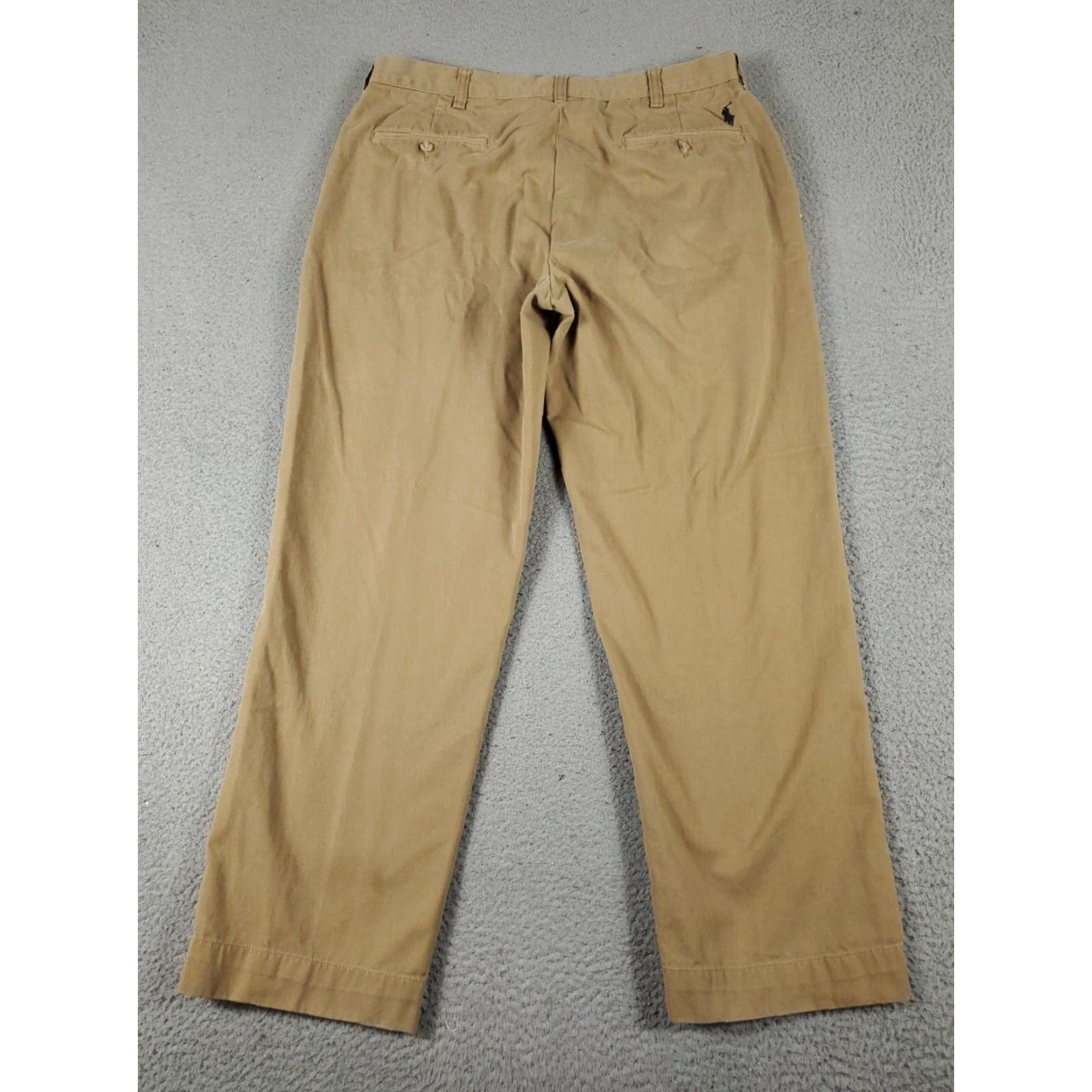 Ralph Lauren Ralph Lauren Chino Pants Mens 35x30 Blue Flat Front Casual Trousers Regular Fit Size US 35 - 7 Thumbnail