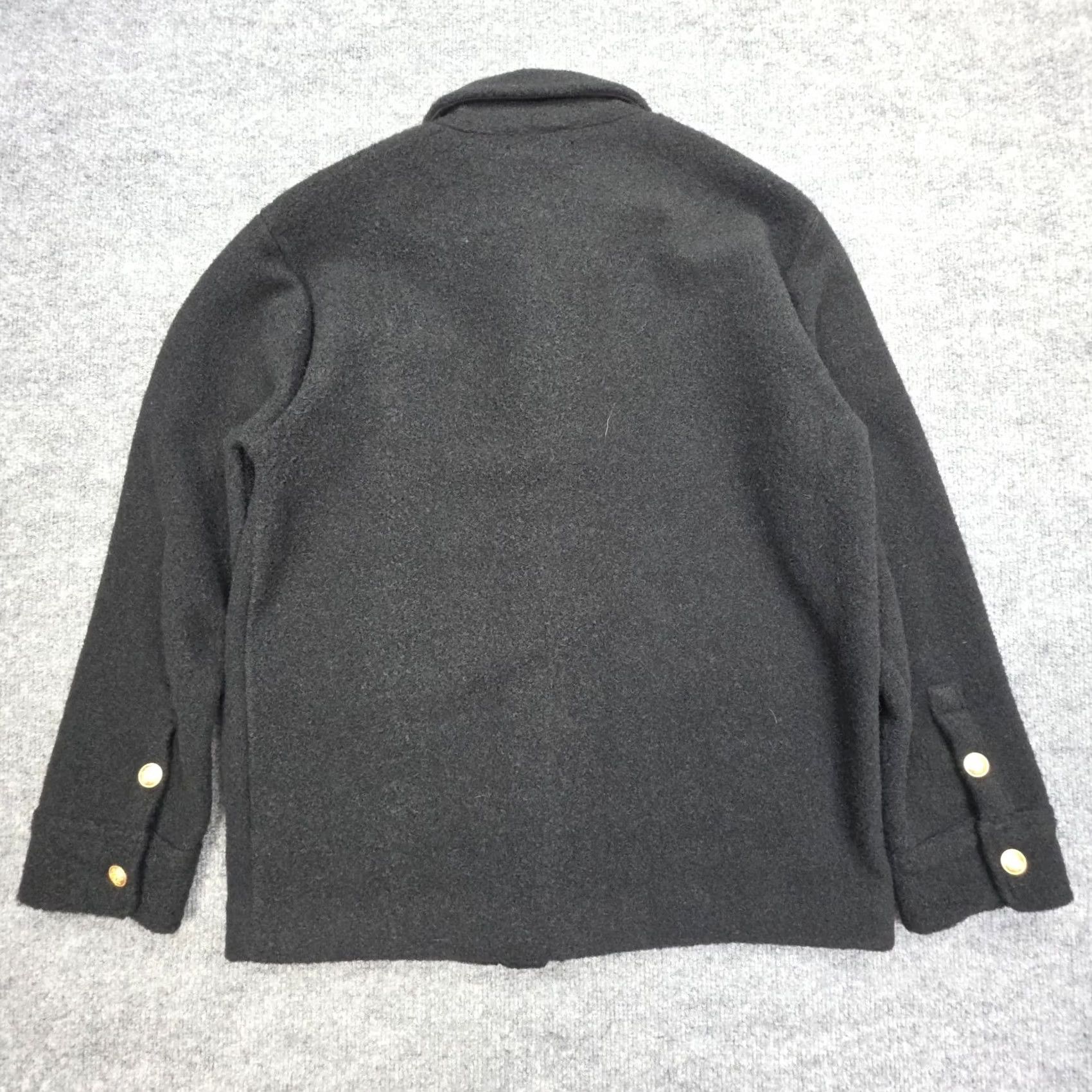 J.Crew J.CREW Boucle Shirt Jacket XS Black Pockets Chore Poly Shirt Jacket Women XS Black Pockets Button Mid-Length Long Sleeve Regular Size XS / US 0-2 / IT 36-38 - 2 Thumbnail
