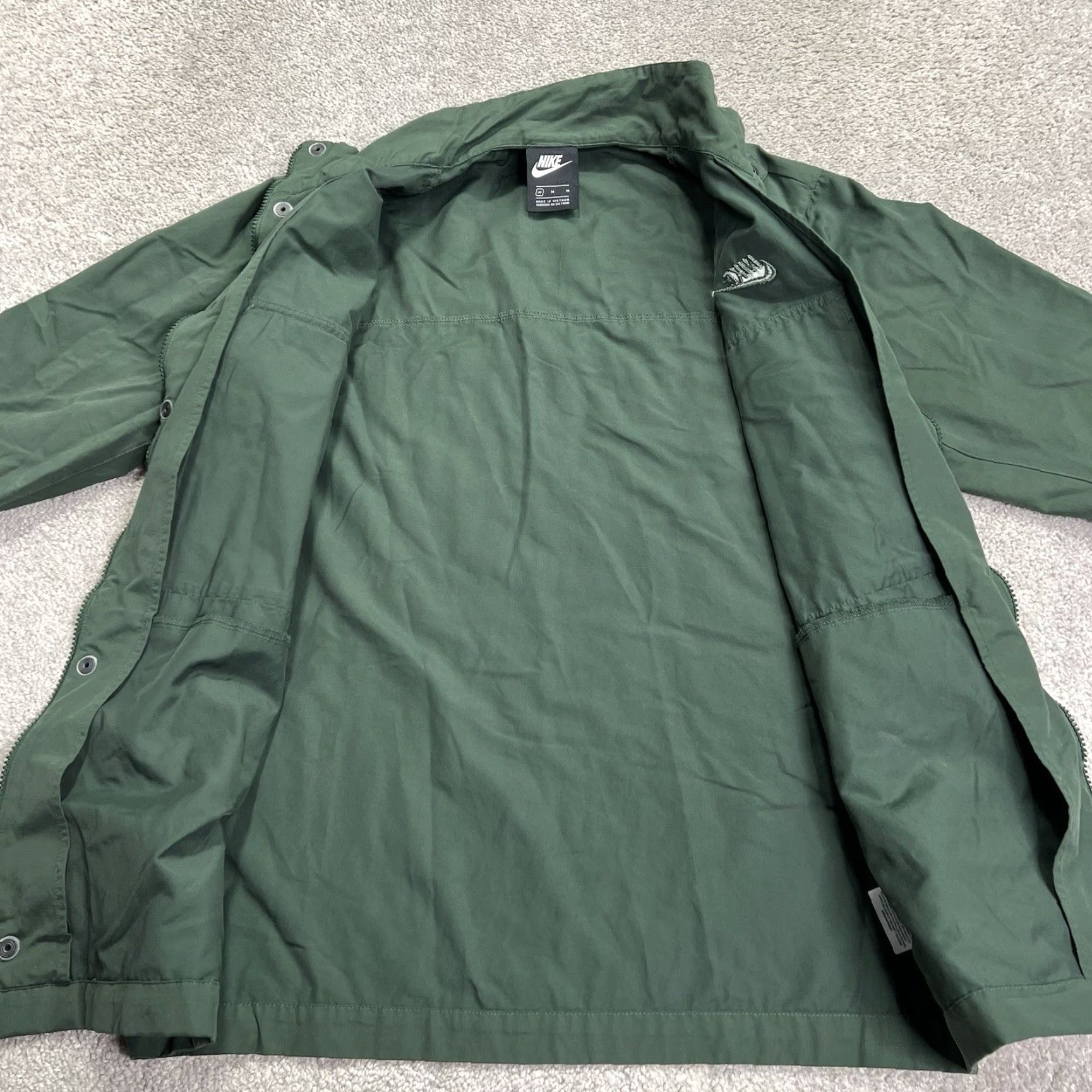Nike Nike M-65 Military Field Jacket M65 Mens Medium Galactic Jade Green CZ9922-338 Size US M / EU 48-50 / 2 - 5 Thumbnail