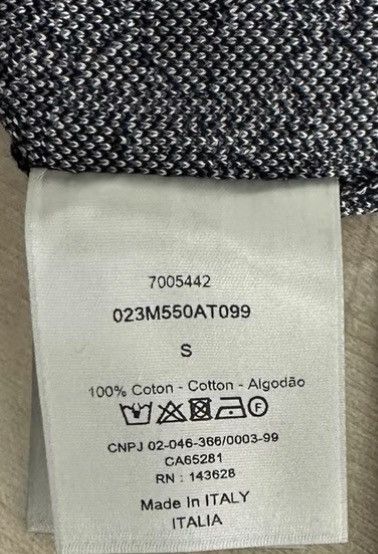 Dior Dior All-Over Monogram Long Sleeve Cotton Polo Shirt K12 Size US S / EU 44-46 / 1 - 7 Thumbnail