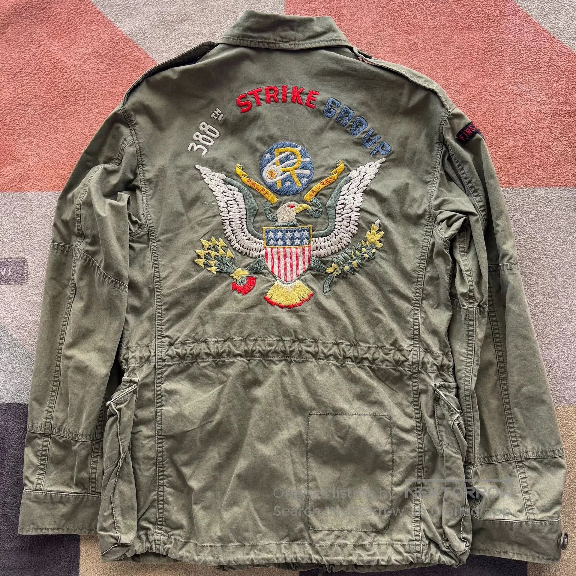 Polo Ralph Lauren Ralph Lauren Polo Embroidered M43 Military Jacket. Size US S / EU 44-46 / 1 - 1 Thumbnail