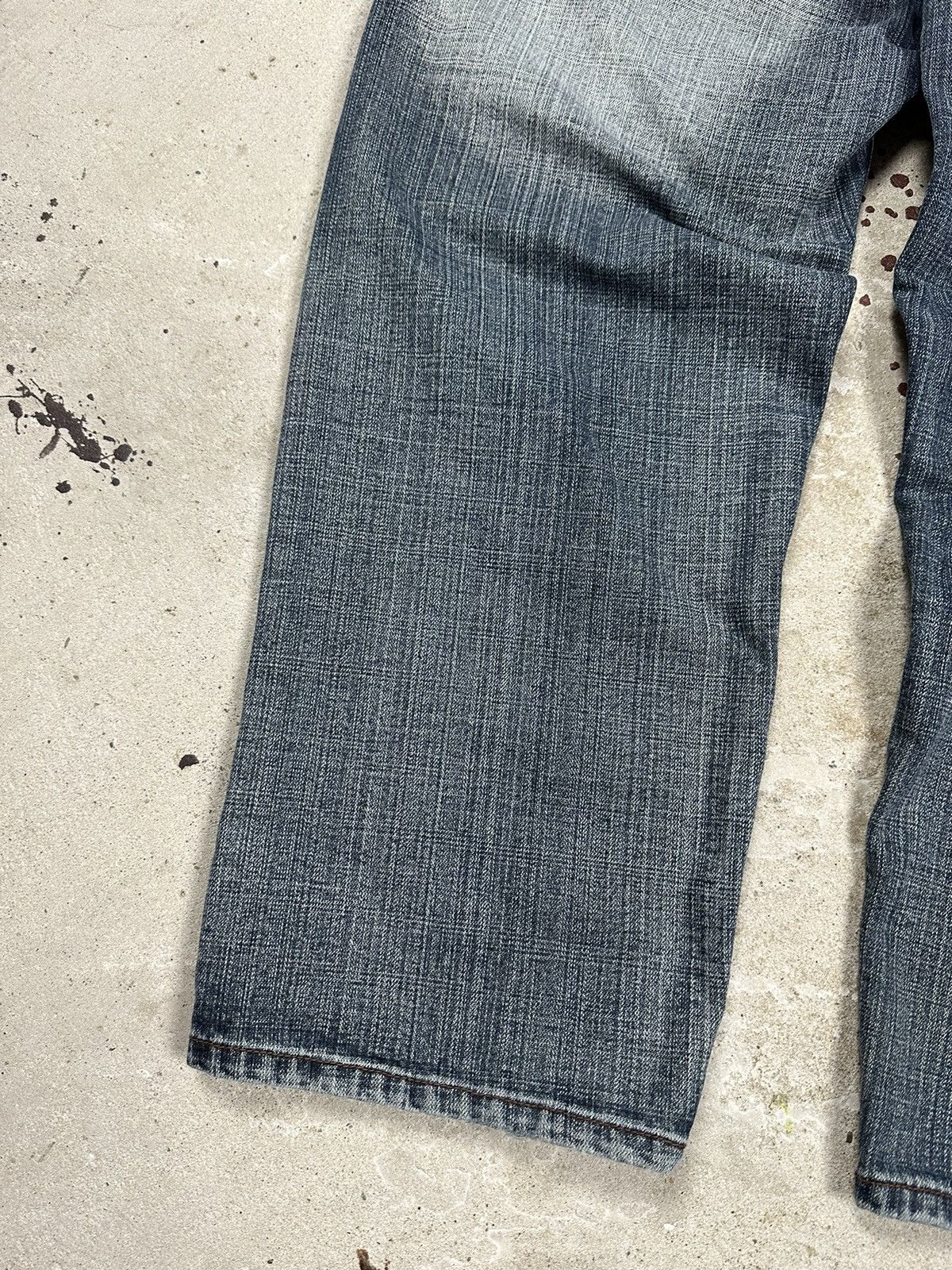 If Six Was Nine × Japanese Brand × Vintage Vintage 90s Baggy Japanese Washed Denim Pants Size US 30 / EU 46 - 8 Thumbnail