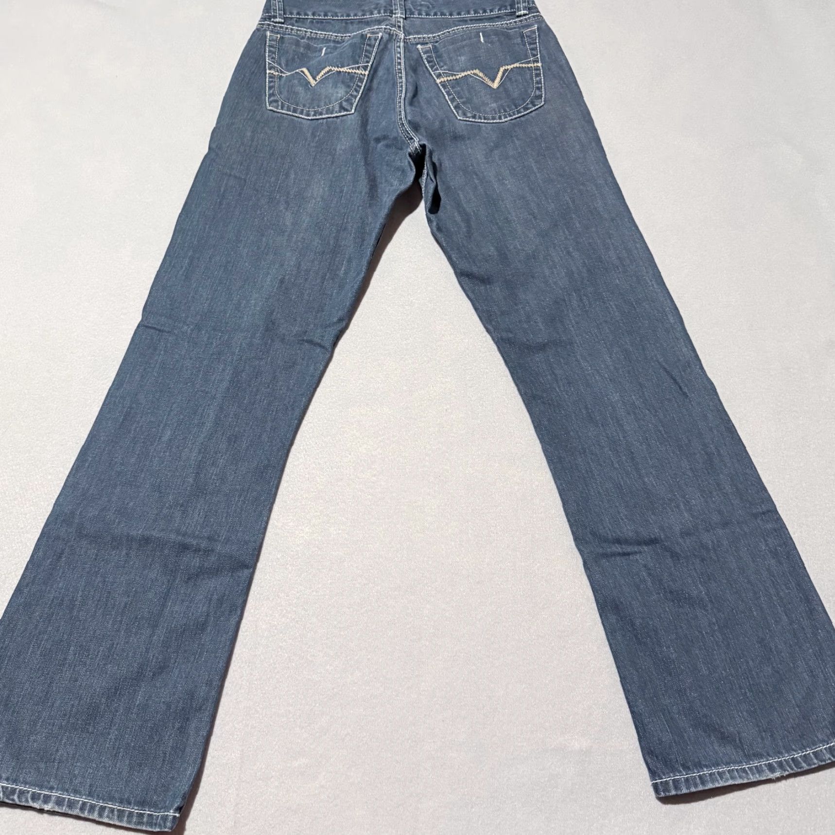 Guess Guess Jeans Jeans Blue Women Mid Rise 32 Dark Wash 5-Pocket Denim Zip Fly Vintage Size 24" / US 00 / IT 34 - 6 Thumbnail