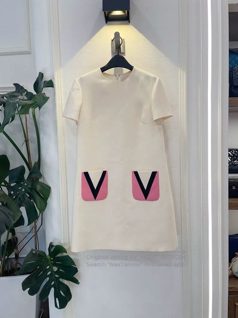 Valentino Valentino Off-white dress Size S / US 4 / IT 40 - 1 Thumbnail