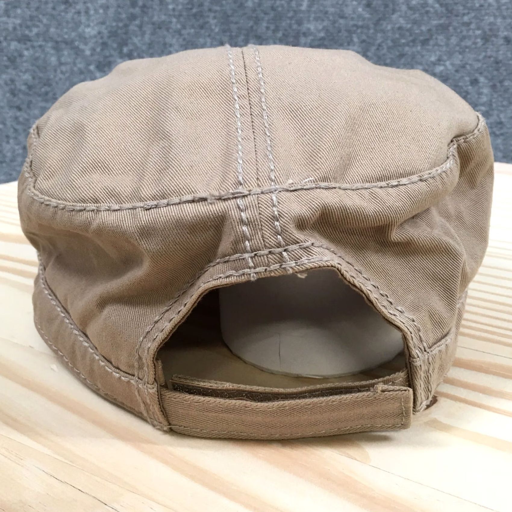 Panerai Panera Bread Employee Uniform Cadet Hat Beige Adjustable Military Style Cap Men Size ONE SIZE - 7 Thumbnail