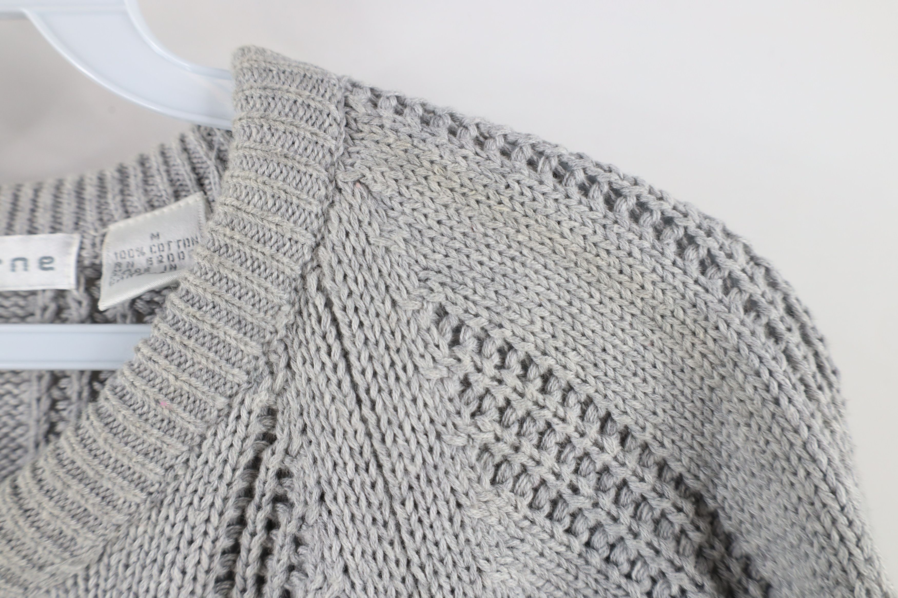 Vintage Vintage 90s Streetwear Chunky Ribbed Knit Sweater Size US M / EU 48-50 / 2 - 6 Thumbnail