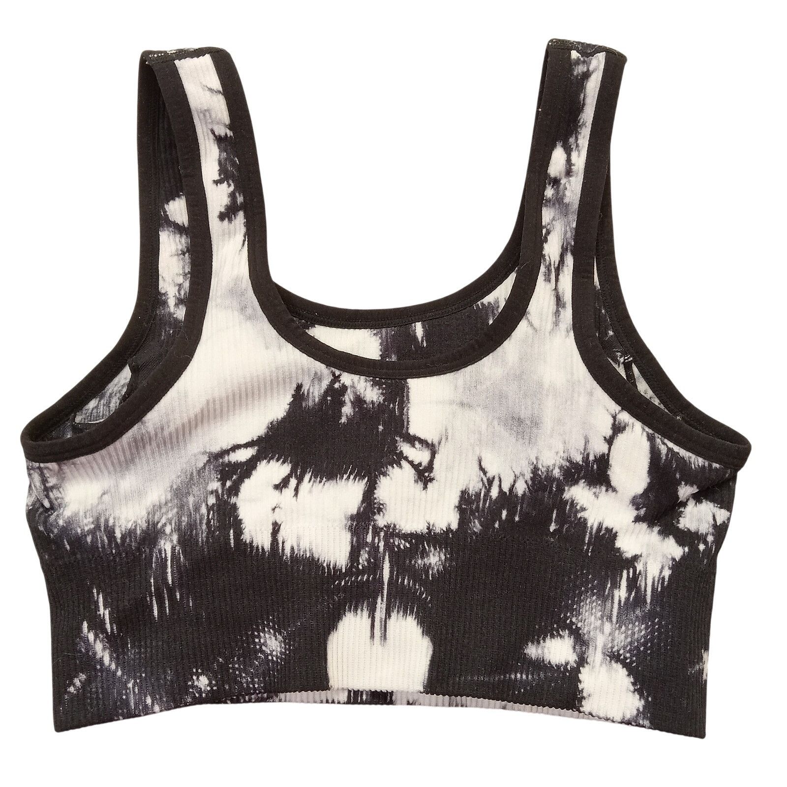 & Other Stories Avia Activewear Top S Women's Athletic Tank Black Marble Size S / US 4 / IT 40 - 2 Thumbnail