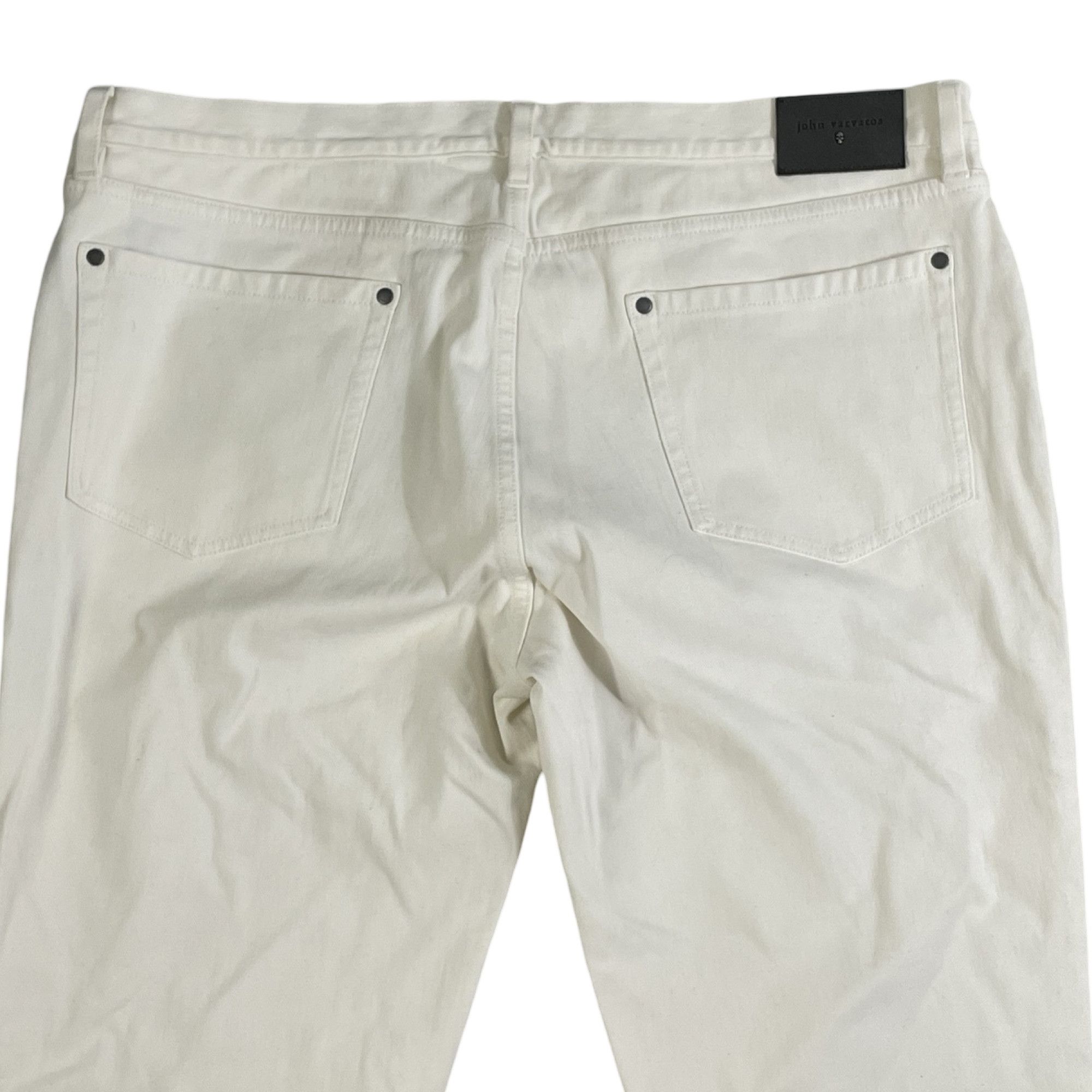 John Varvatos John Varvatos Mens White Jeans Size 38 Regular Size US 38 / EU 54 - 3 Thumbnail
