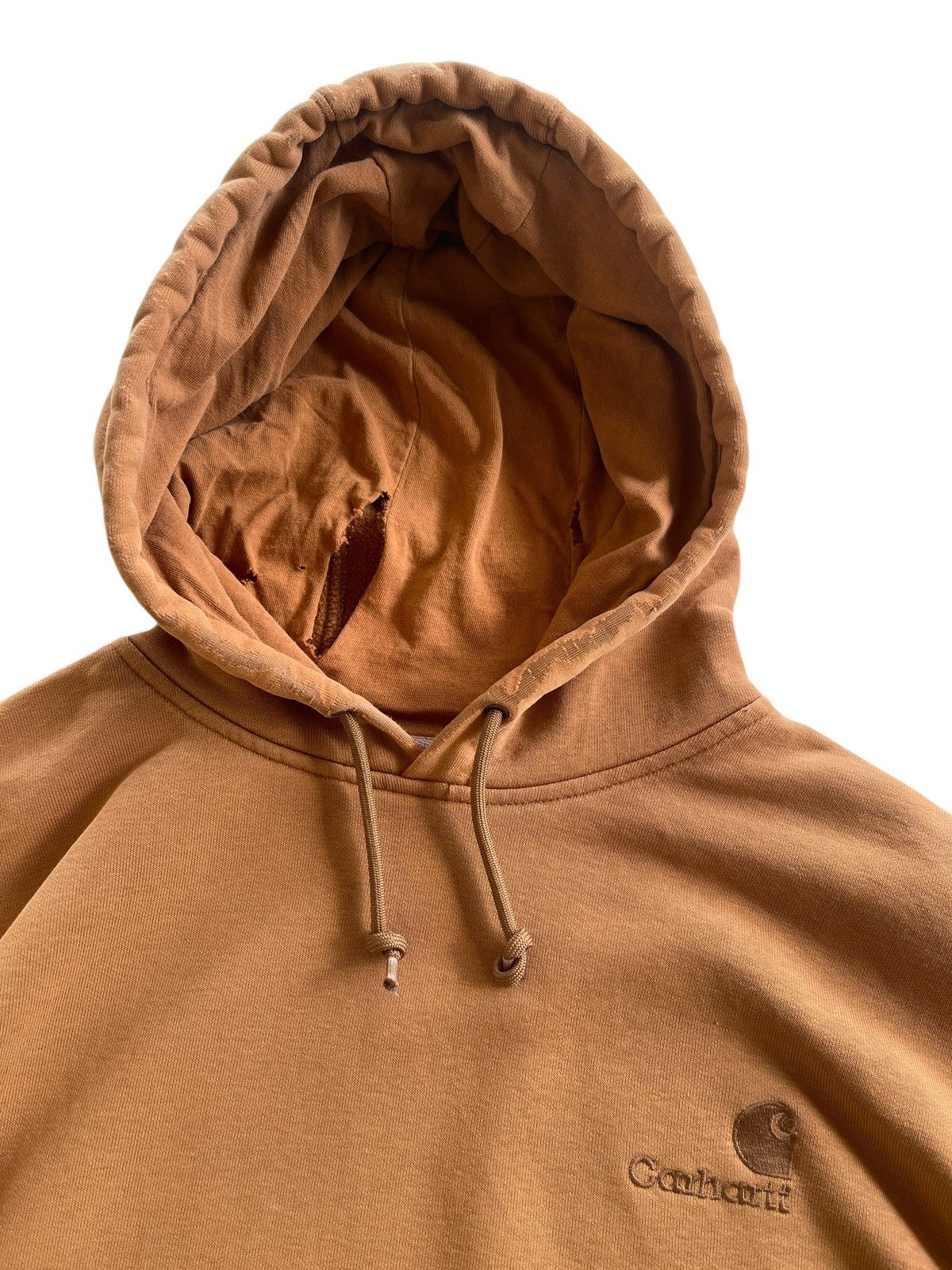 Carhartt Distressed Carhartt WIP Faded Brown Hoodies Size US XXL / EU 58 / 5 - 8 Thumbnail