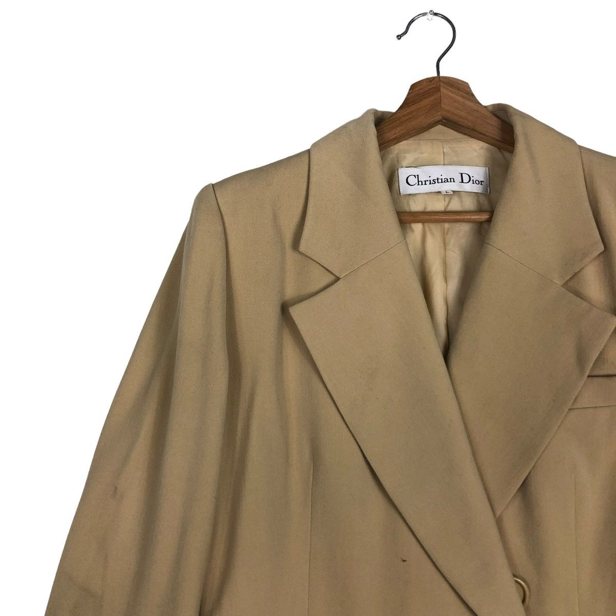 Christian Dior Monsieur 🔥Vtg Cropped Coats Jacket Christian Dior Size L / US 10 / IT 46 - 7 Thumbnail