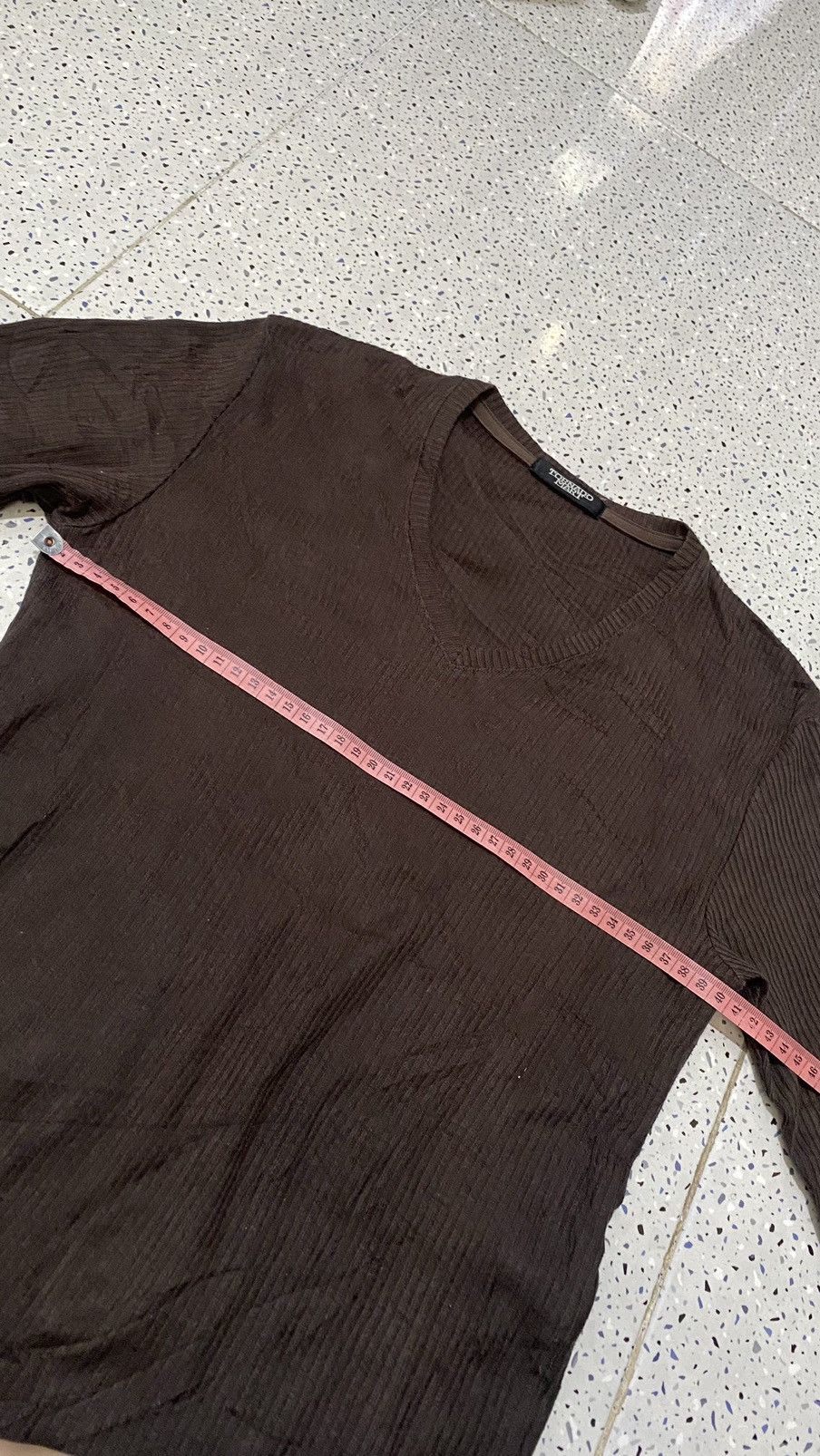 Tornado Mart Tornado Mart Brown Long Sleeve T-shirt Size US M / EU 48-50 / 2 - 11 Thumbnail