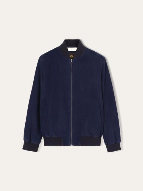 Loro Piana o1w1db10225 FAM4591 Ivy Bomber Jacket in Navy Blue Size US S / EU 44-46 / 1 - 1 Preview