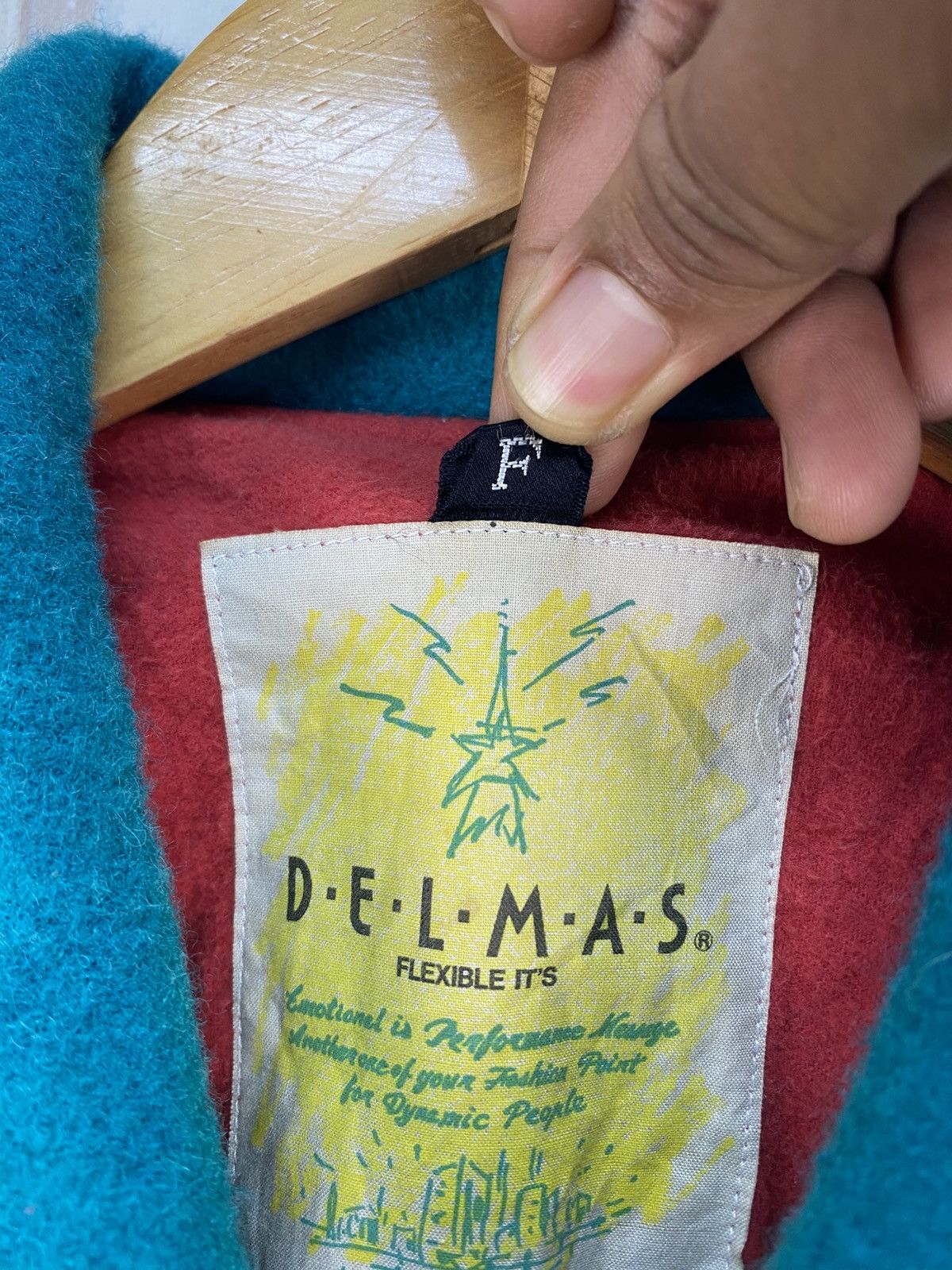 Vintage Vintage Delmas Wool Jacket Size US M / EU 48-50 / 2 - 7 Thumbnail